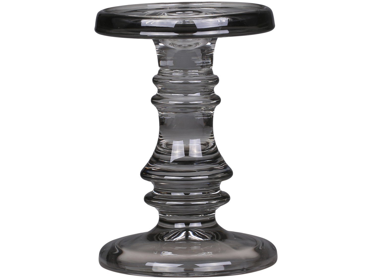 Kerzenständer für Stumpenkerzen kohle, kohle 15,5/Ø11 cm