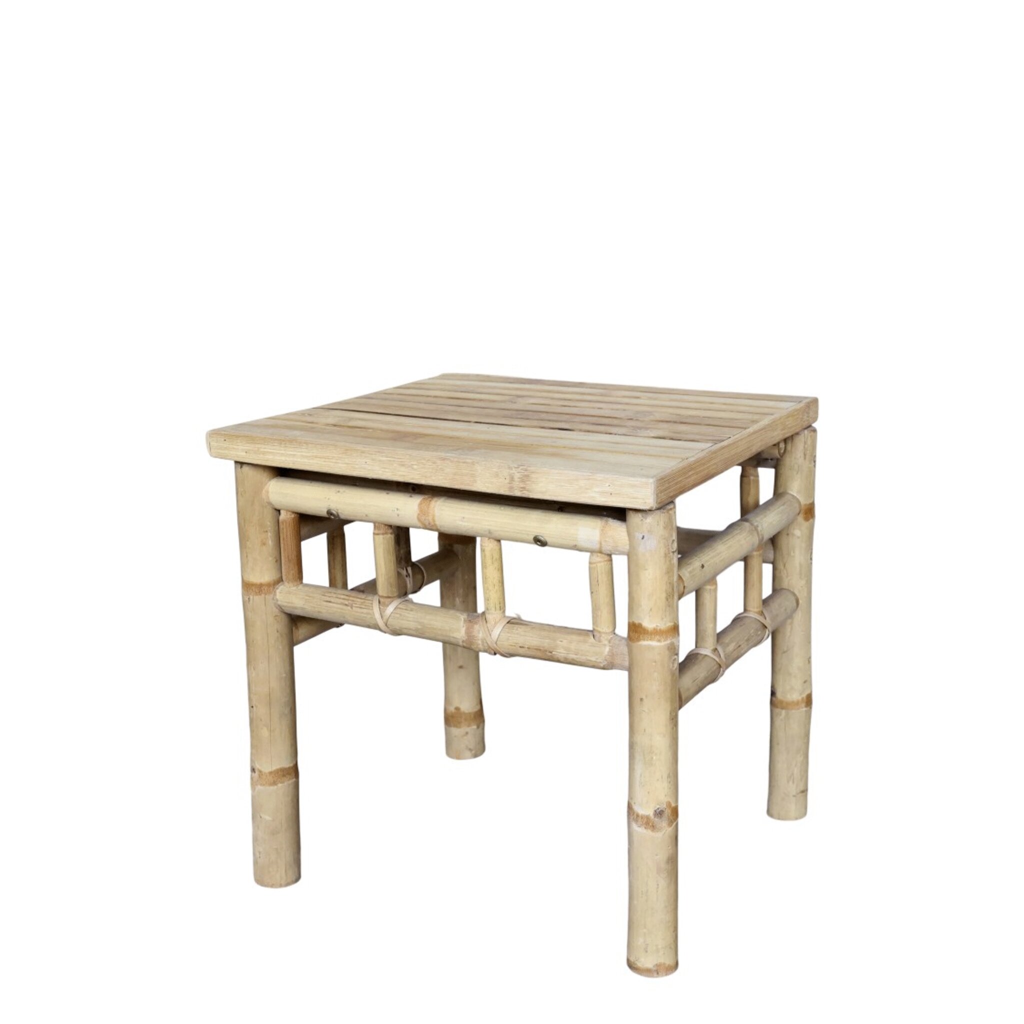 Kleiner Beistelltisch aus Bambus Lyon von Chic Antique günstig