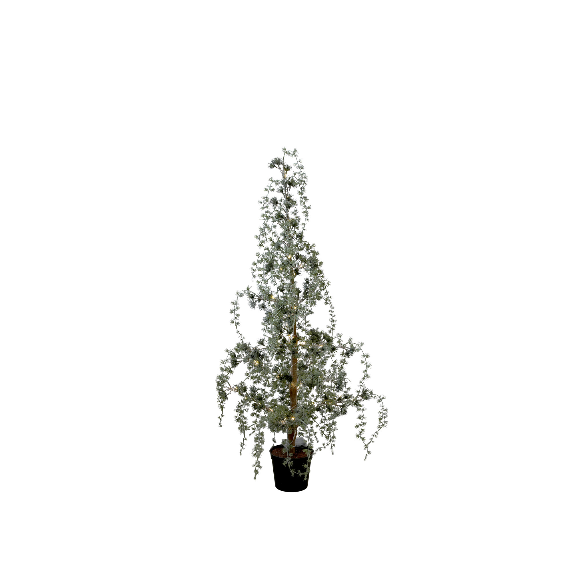 Künstlicher Fleur Tannenbaum mit LED inkl. Timer, grün 