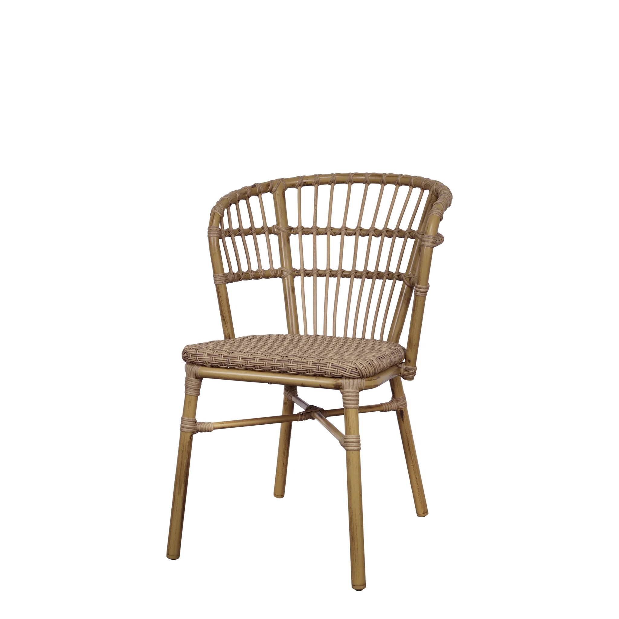 La Rochelle Bistrostuhl aus Rattan, natur 