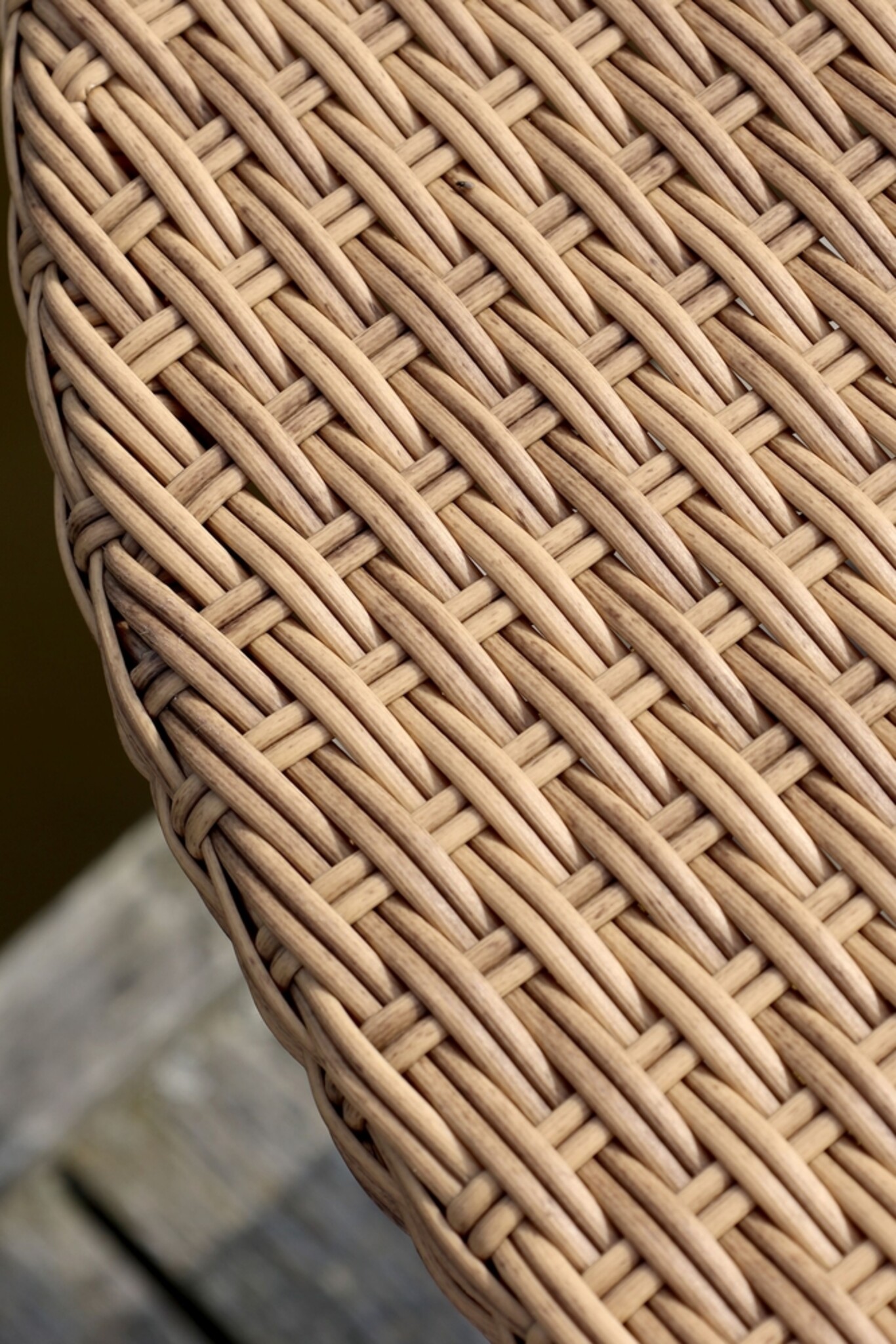 La Rochelle Bistrotisch – Geflochten, natur 