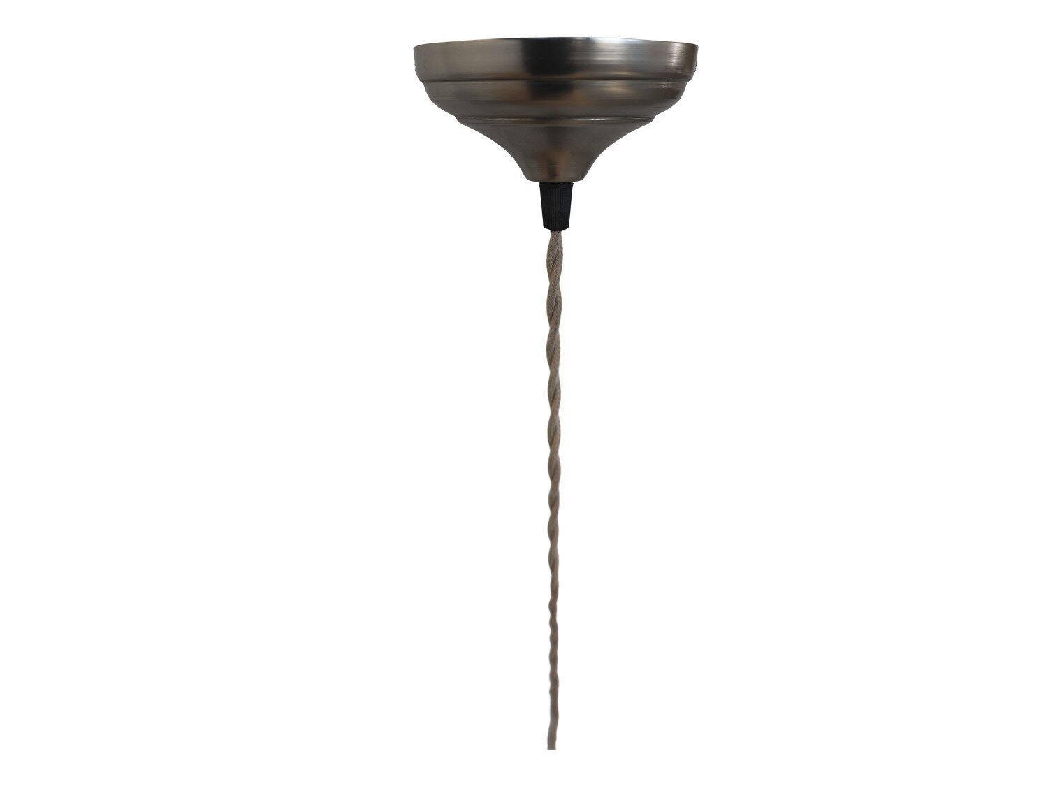 Lampe mit Rillenglas handgemacht, klar