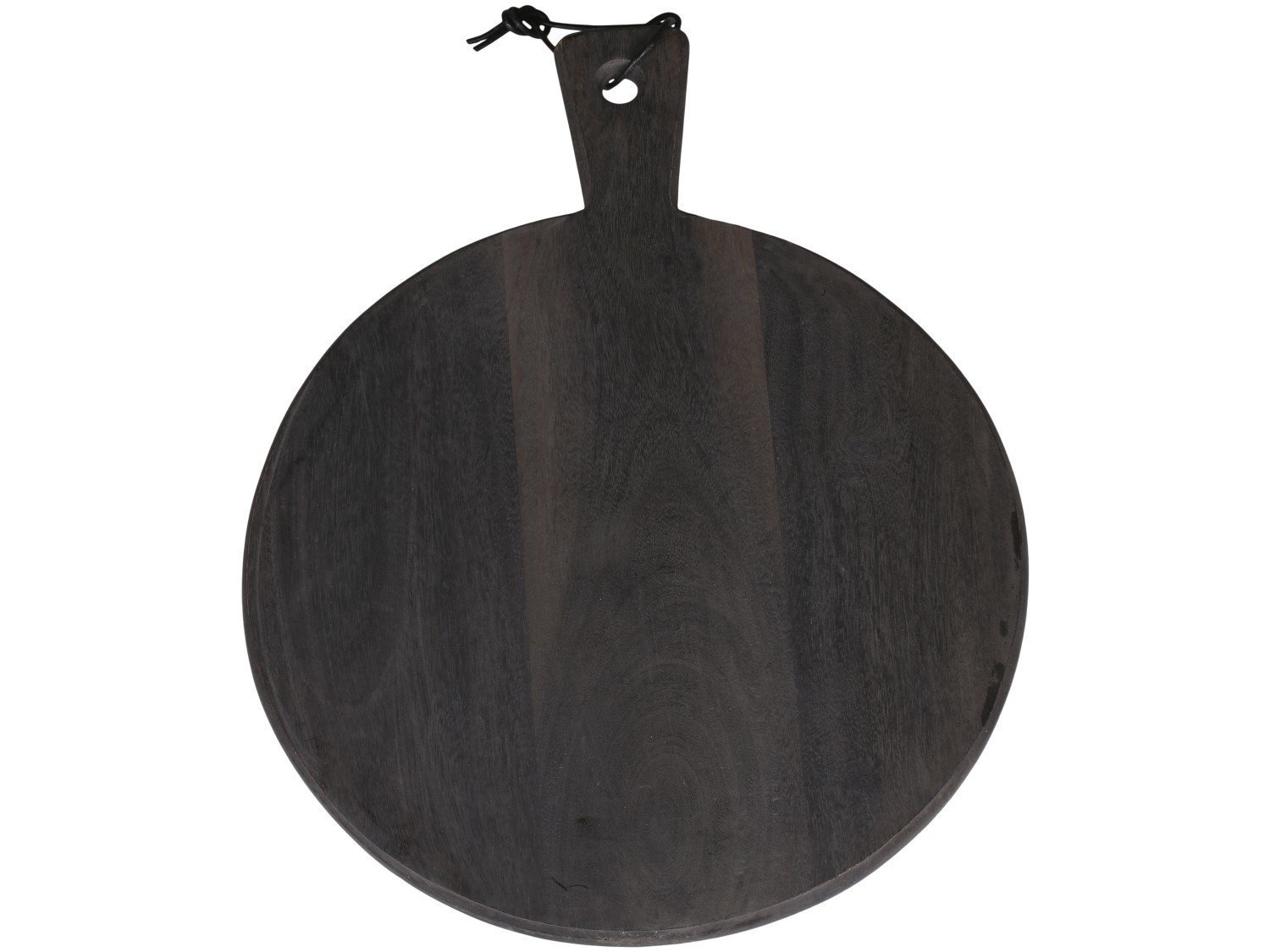 Laon Tapasbrett Akazienholz rund, kohle H1,5/L42/B33 cm