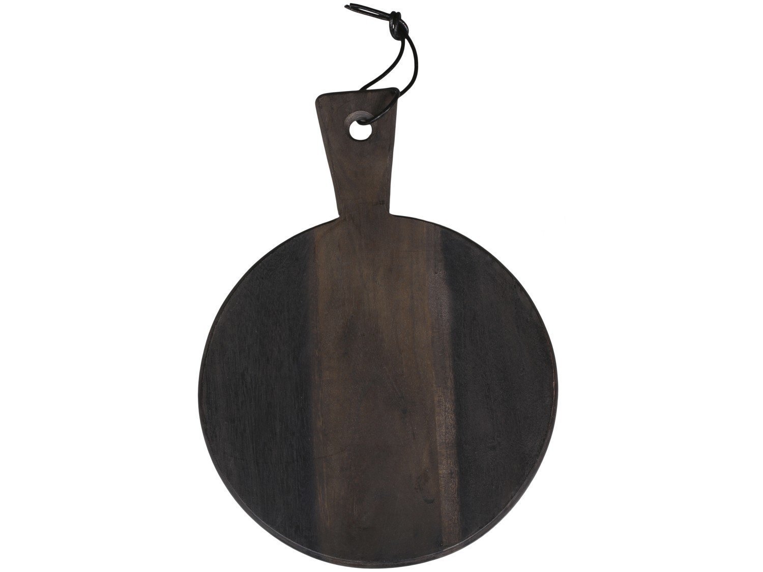 Laon Tapasbrett Akazienholz rund, kohle H1,5/L33/B24 cm