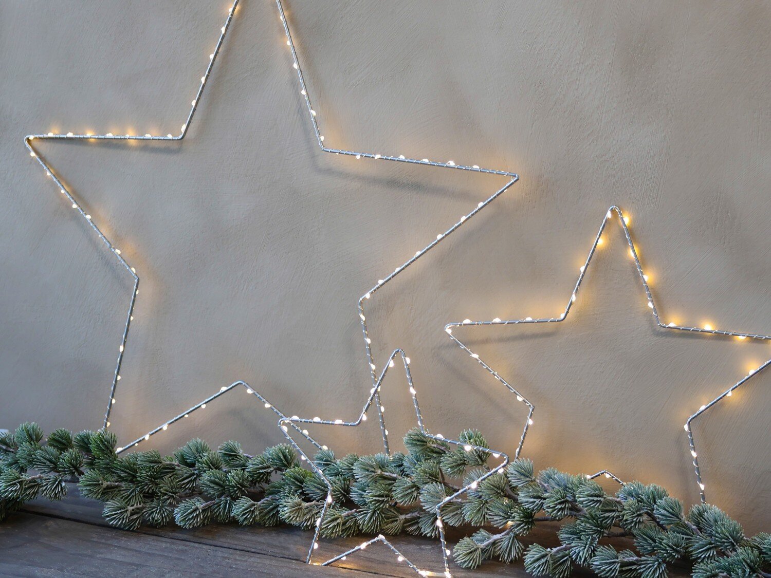 LED Weihnachtsstern drinnen & draußen,  