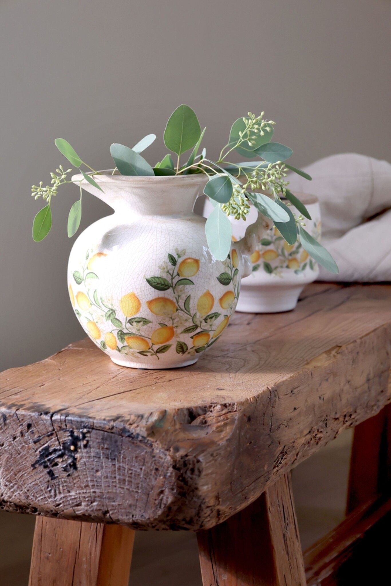 Chic Antique Limone Blossom Kanne, creme 