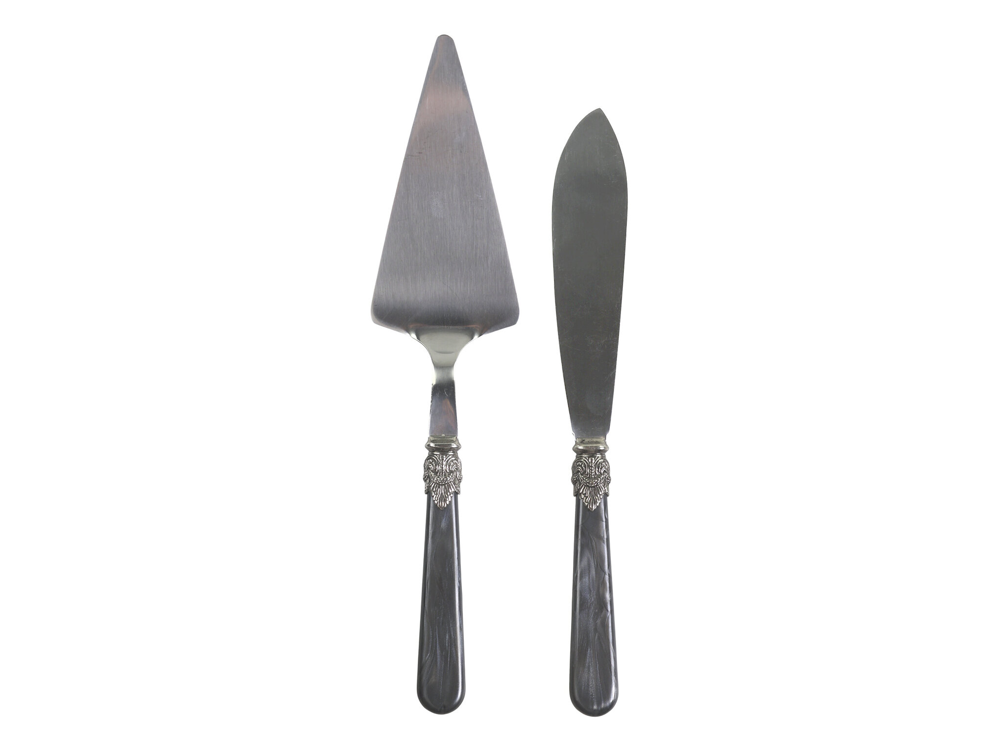 Linas Tortenheber & Kuchenmesser 2er-Set, antik kohle 