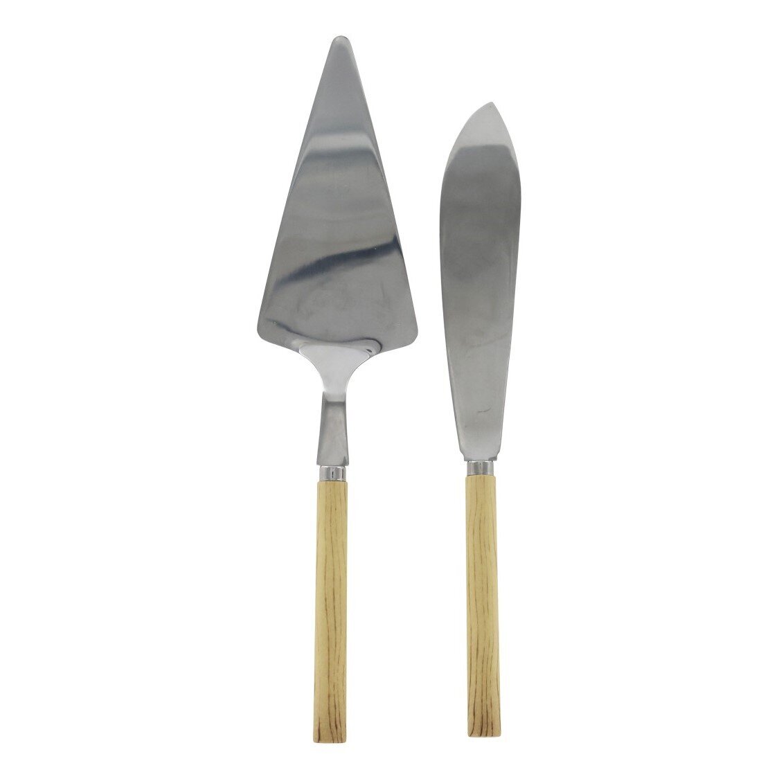 Linas Tortenheber und Kuchenmesser, natur 