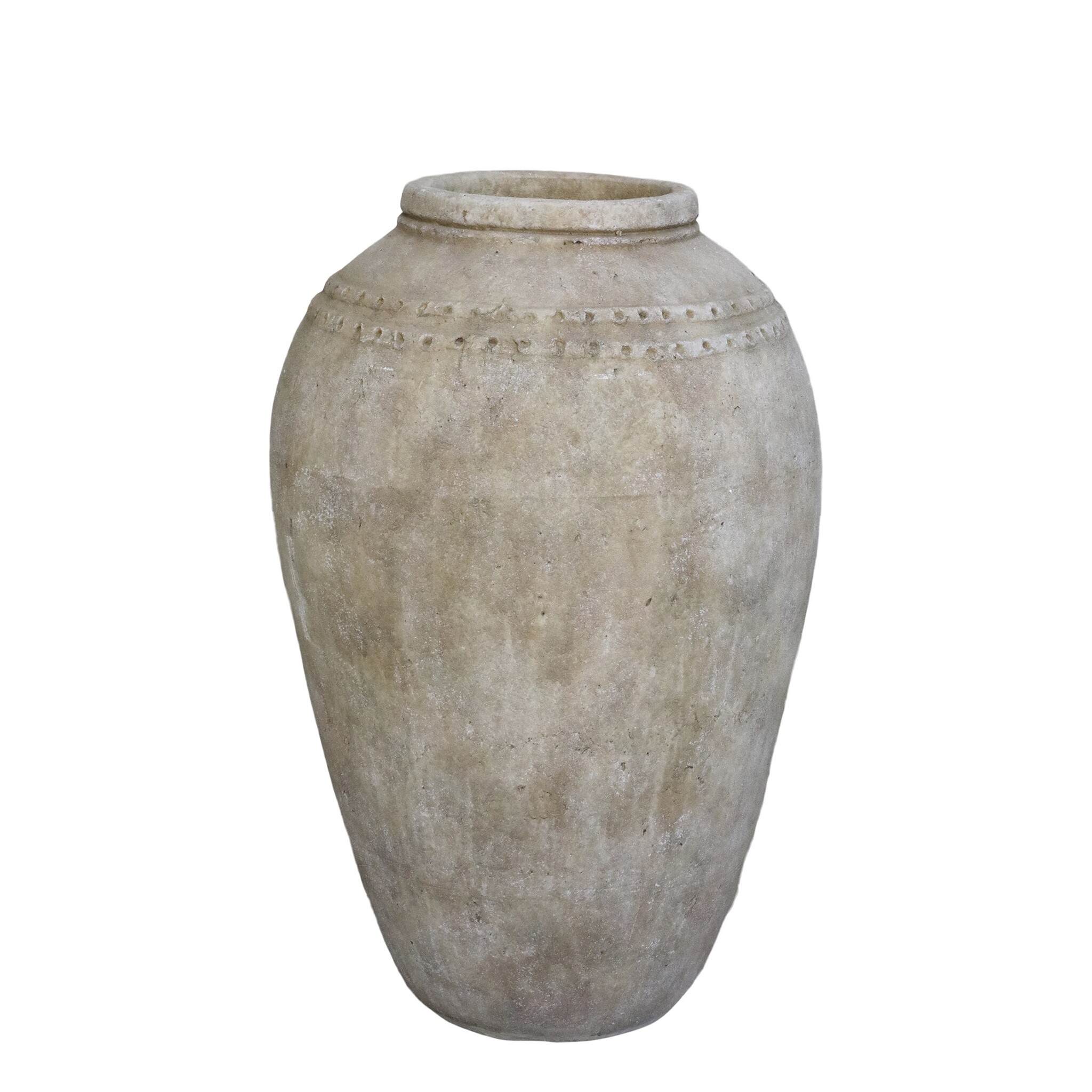 Lourdes französicher Terrakotta Topf XL, natur 