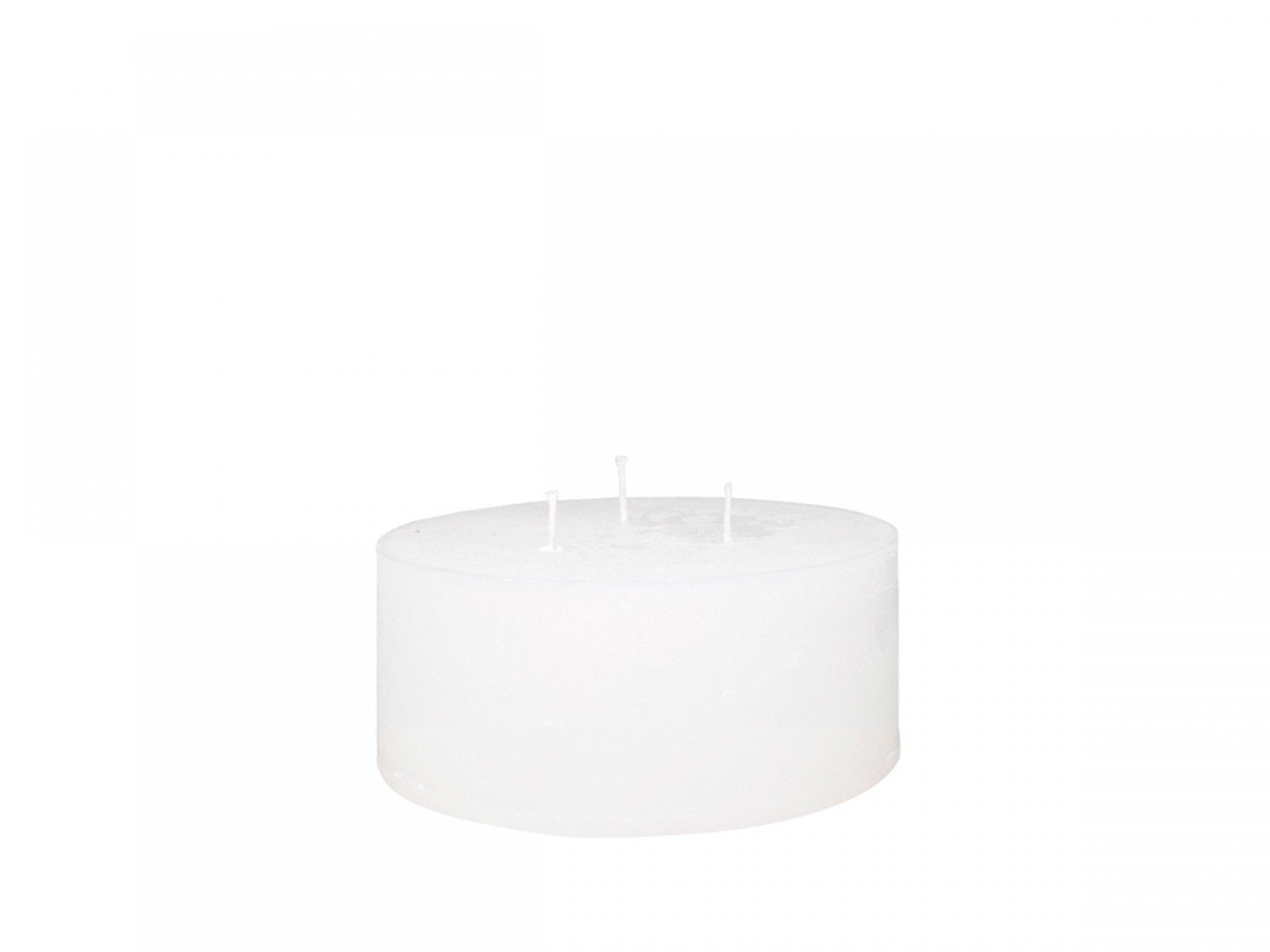 Macon 3 Docht Stumpenkerze, weiss H7/Ø15 cm