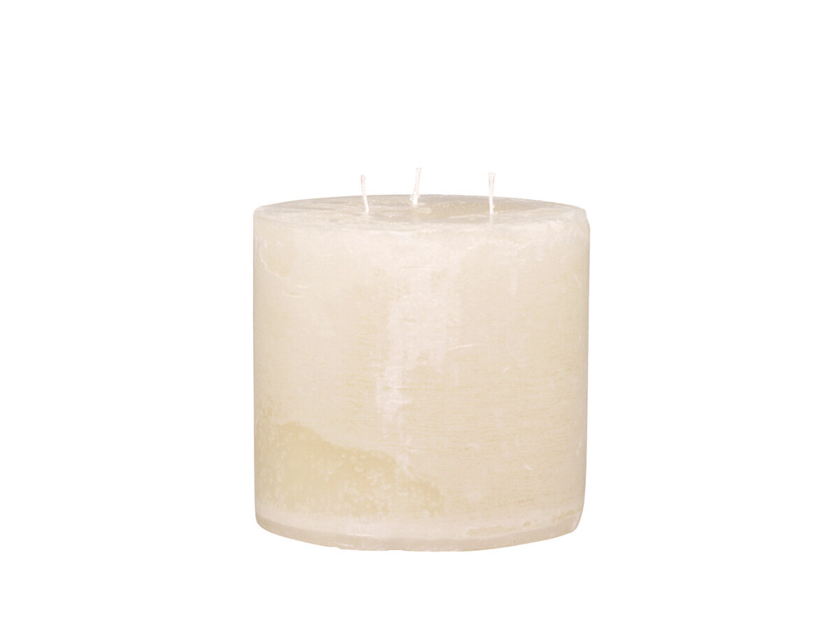 Macon 3 Docht Stumpenkerze, nude H15/Ø15 cm