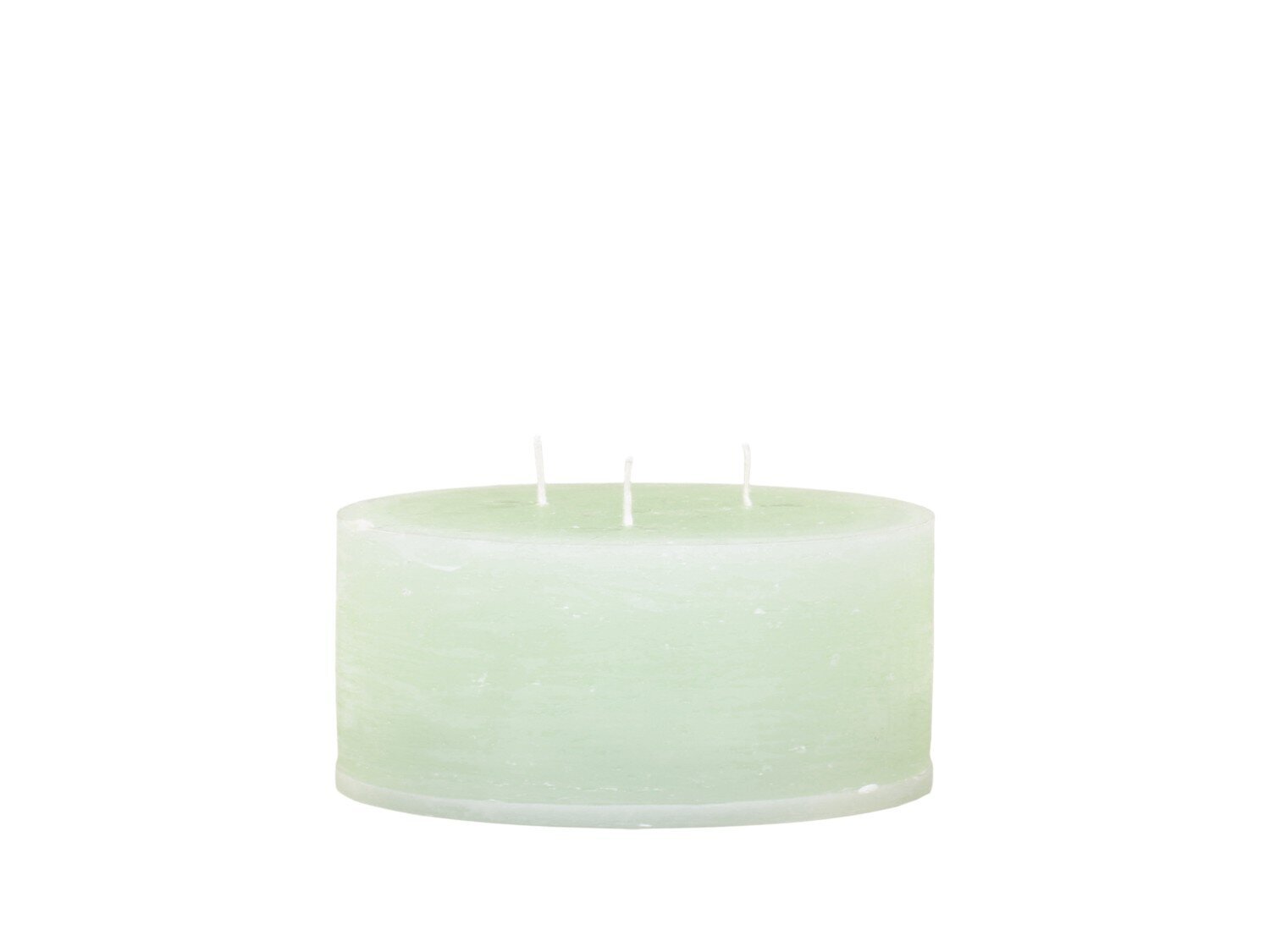Macon 3 Docht Stumpenkerze, helles verte H7/Ø15 cm