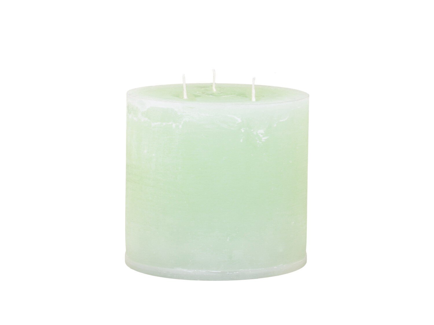 Macon 3 Docht Stumpenkerze, helles verte H15/Ø15 cm