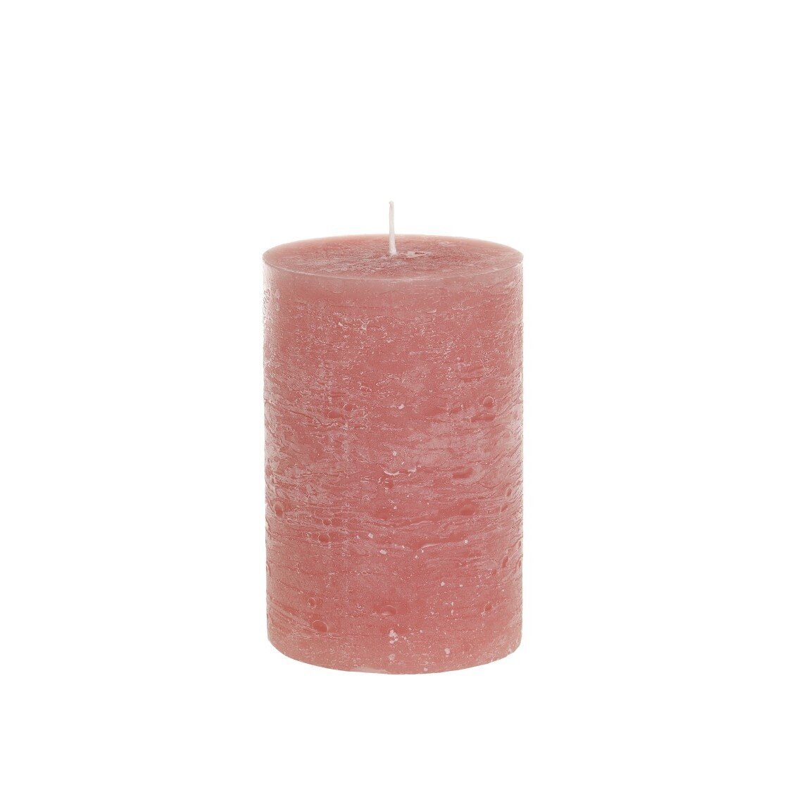 Macon rustikale Stumpenkerze, himbeere H10/D7 cm