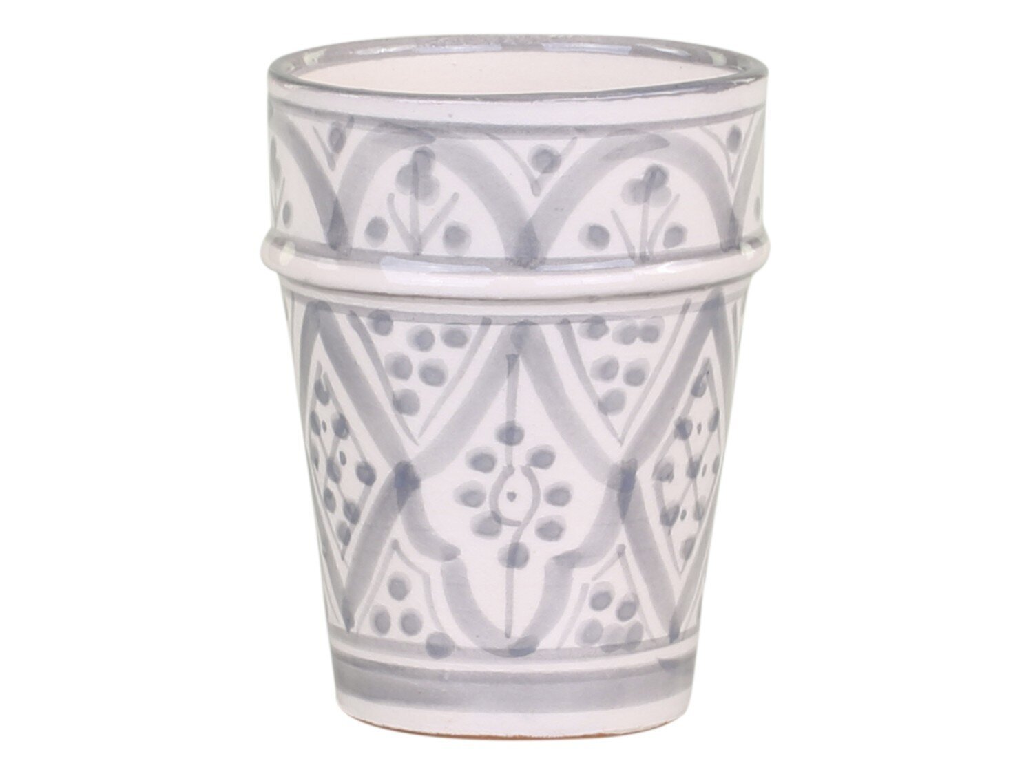 Marrakech Becher, französisches grau H8,5/Ø6,5 cm