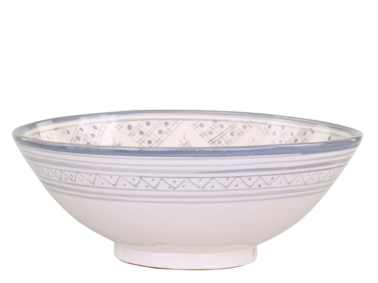 Marrakech Salatschüssel, französisches grau 