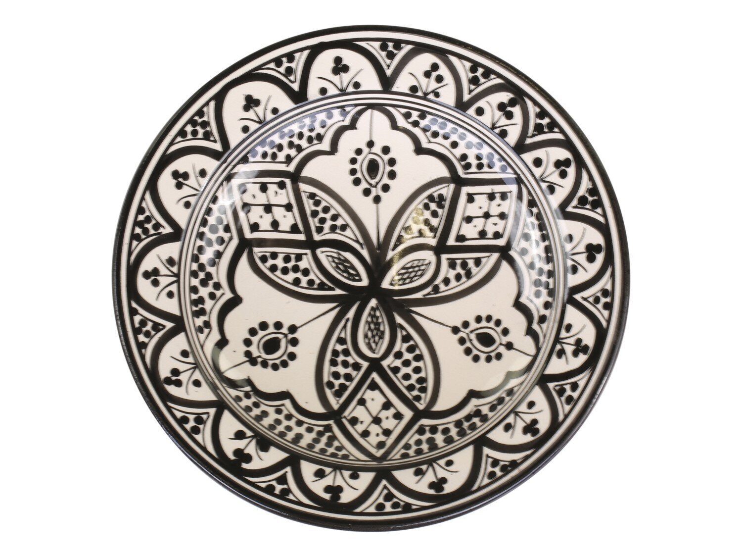 Marrakech Teller klein, schwarz 