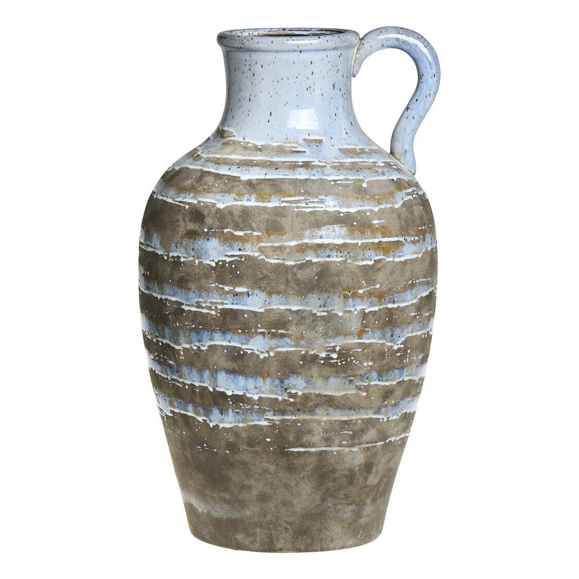 Maxim Vase mit Griff, opal Höhe 70 cm x ∅40 cm