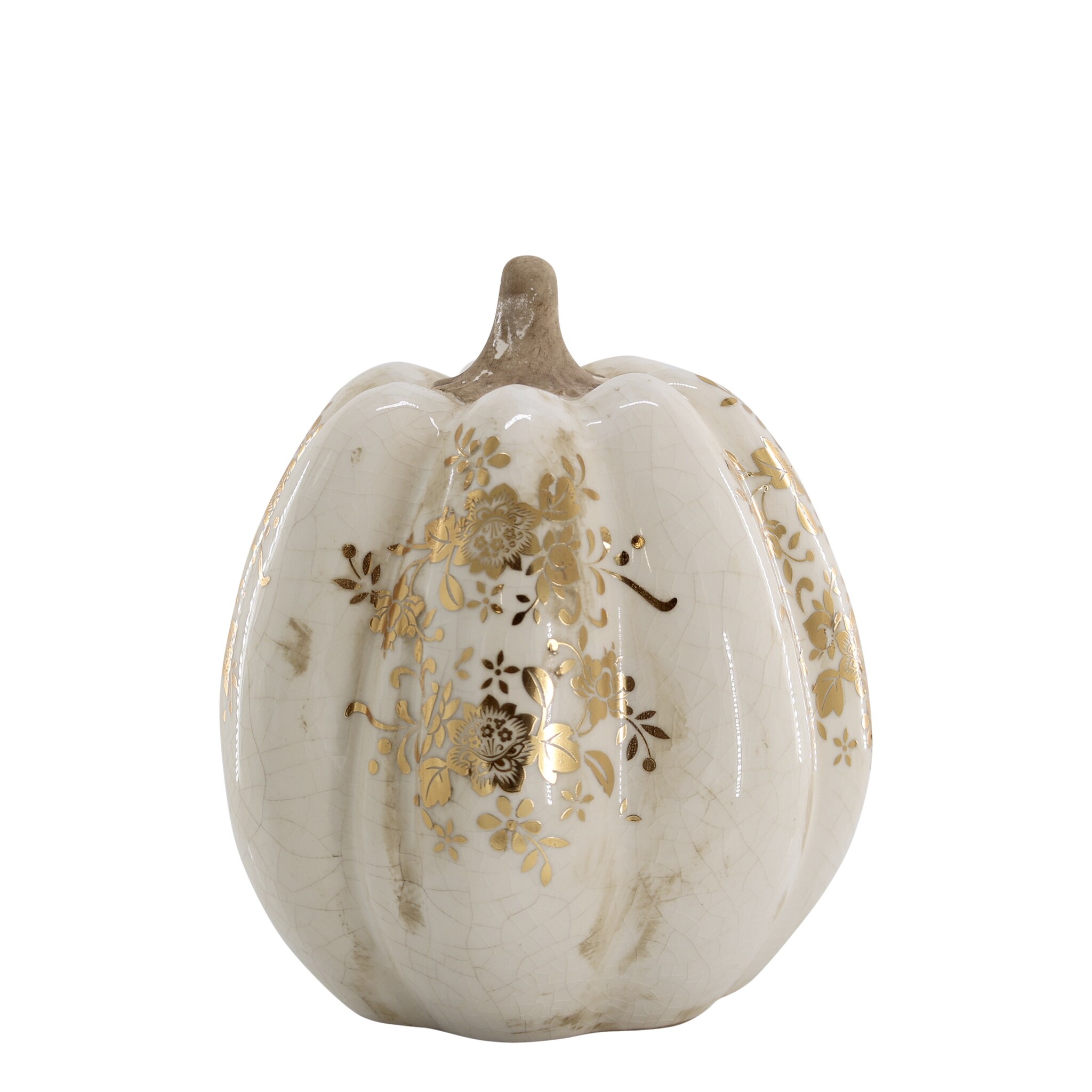 Melun Deko Kürbis Anniversary, gold Höhe 22.5, Ø 19.5 cm