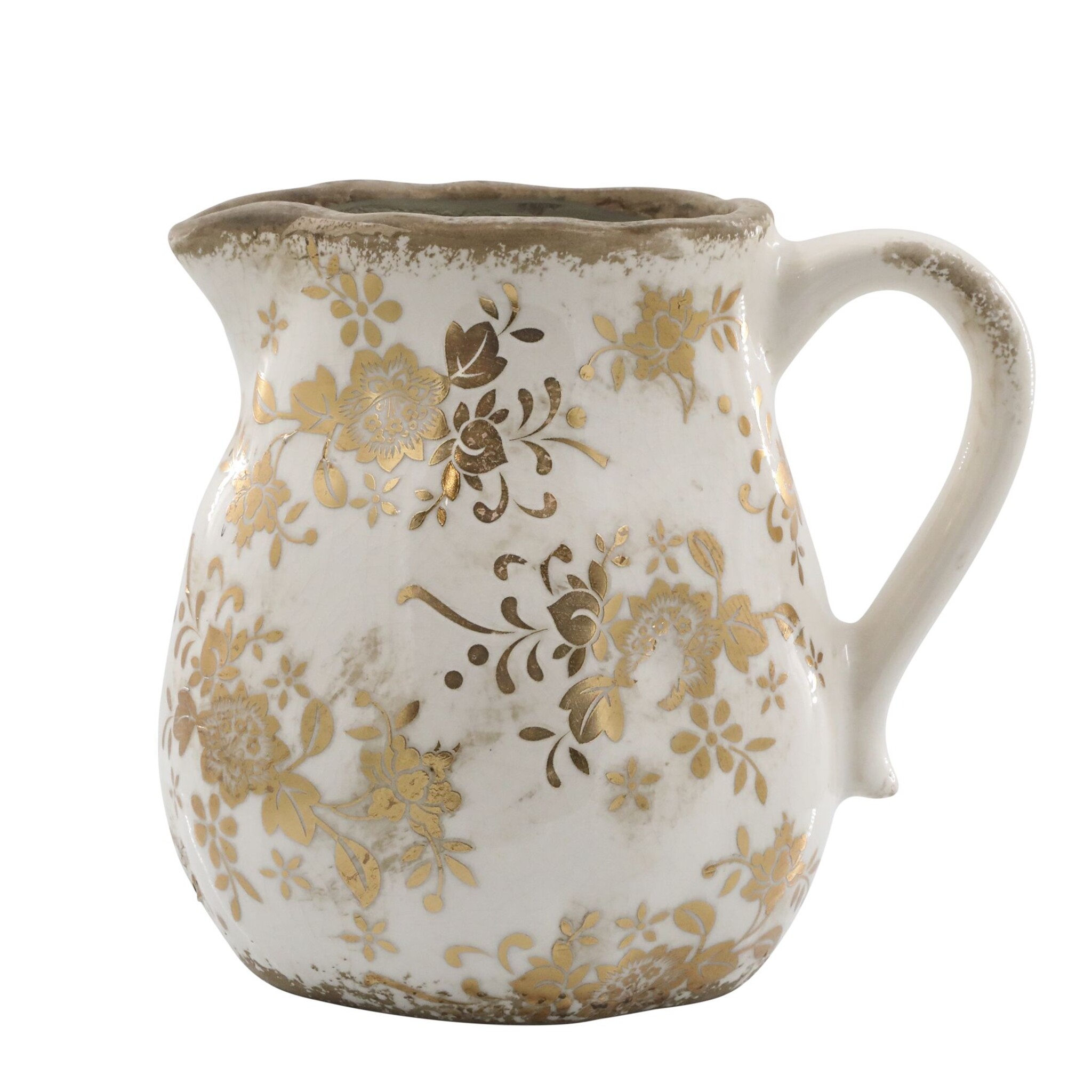 Melun Kanne Anniversary, antique messing 