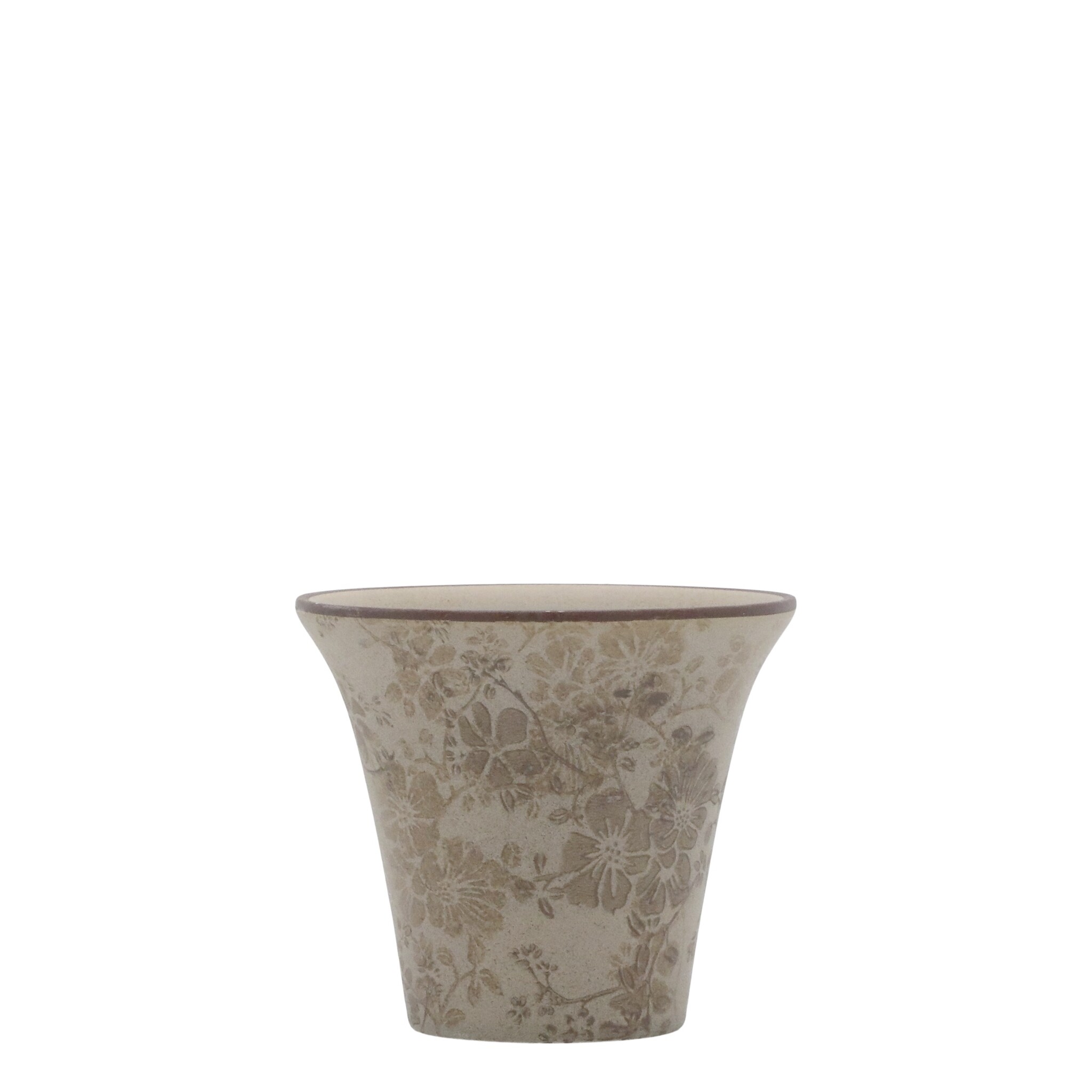 Melun Übertopf Latte, latte Höhe 10.5, Ø 12 cm