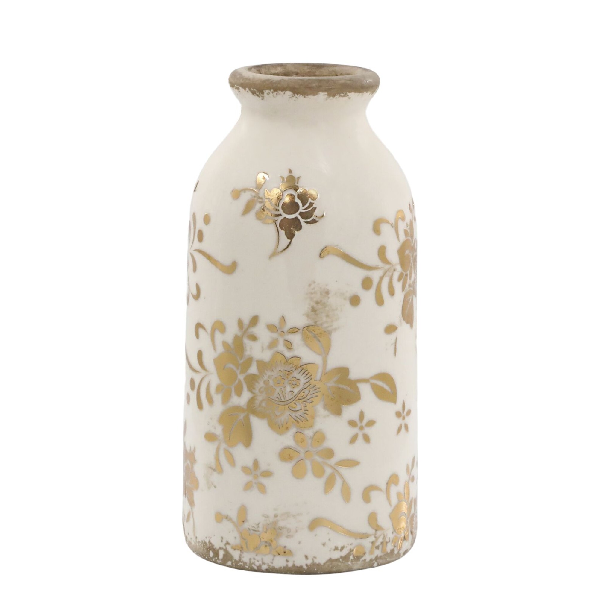 Melun Vase Anniversary, antique messing Höhe 15,5, Ø 7,5 cm