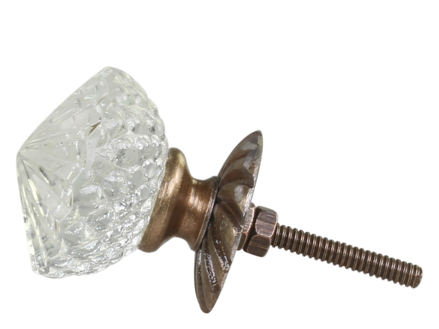 Möbelgriff mit Schliff, klar 