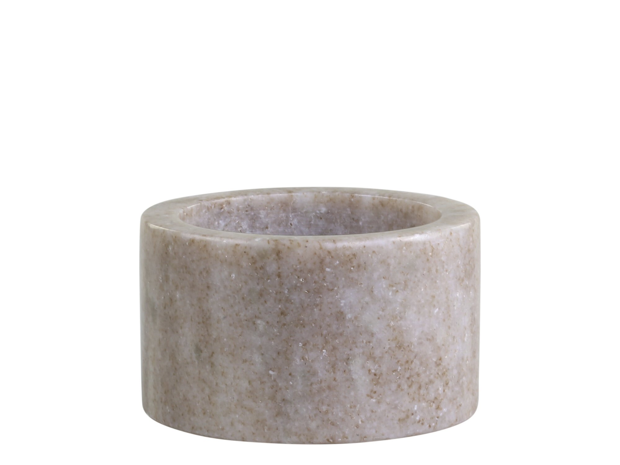 Morlaix Kerzenhalter aus Marmor, latte Ø7 x H4 cm