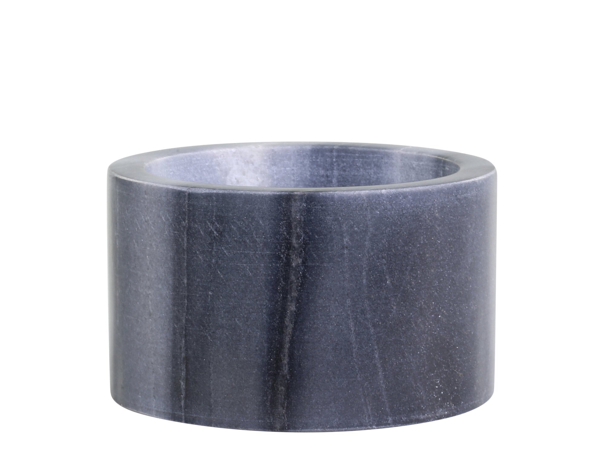 Morlaix Kerzenhalter aus Marmor, kohle Ø10 x H6 cm