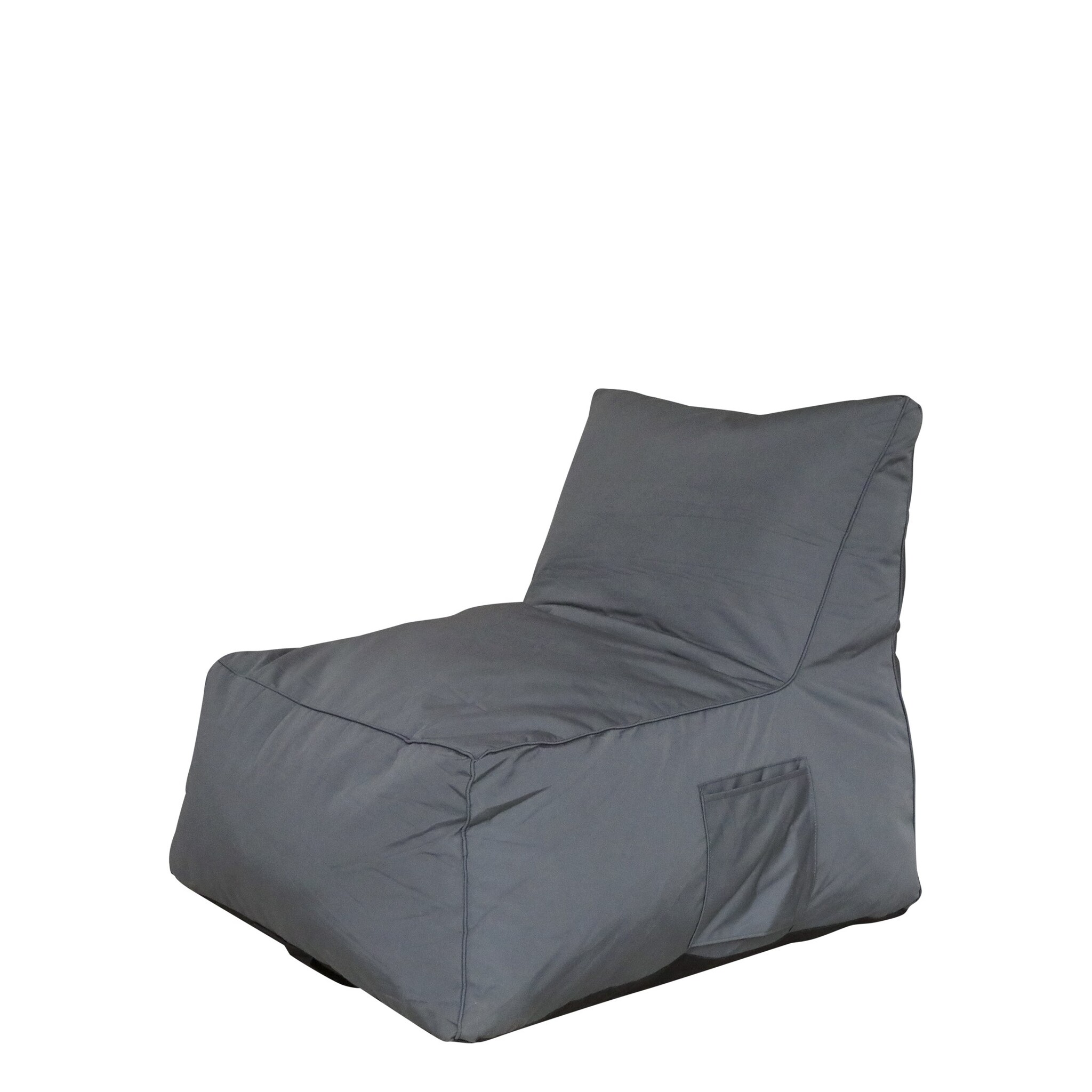 Nylon Lounge-Sessel für Draussen, grau 