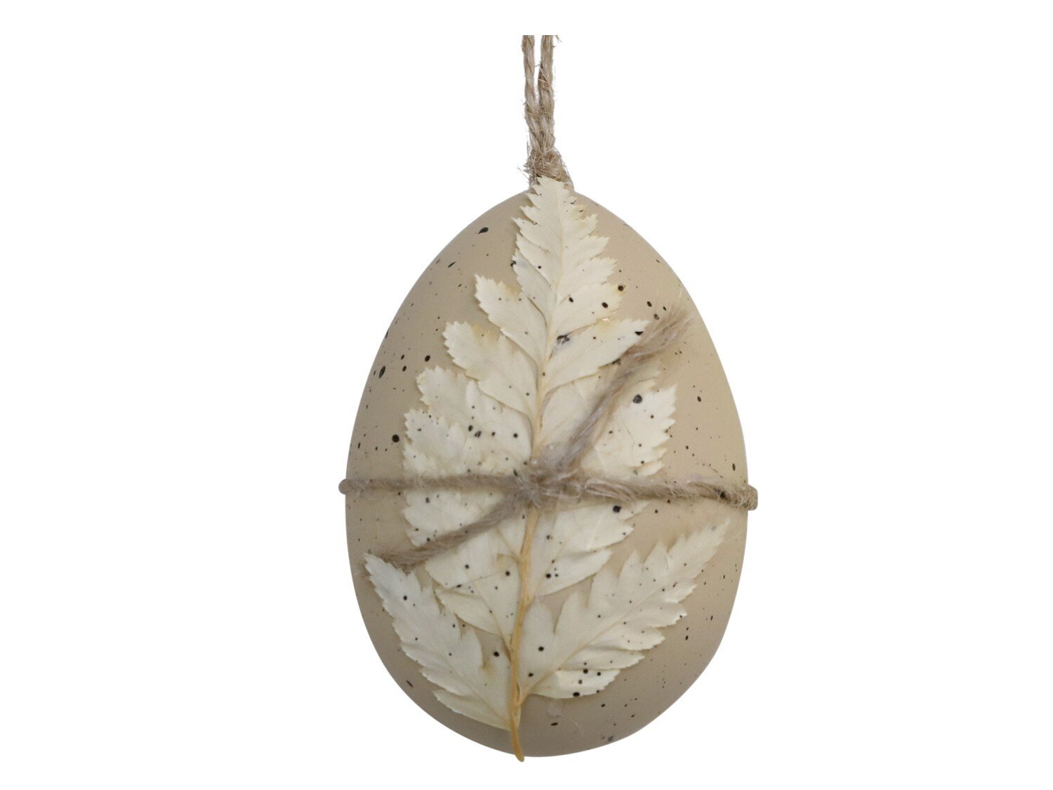 Osterei mit getrockneten Blumen, honig 