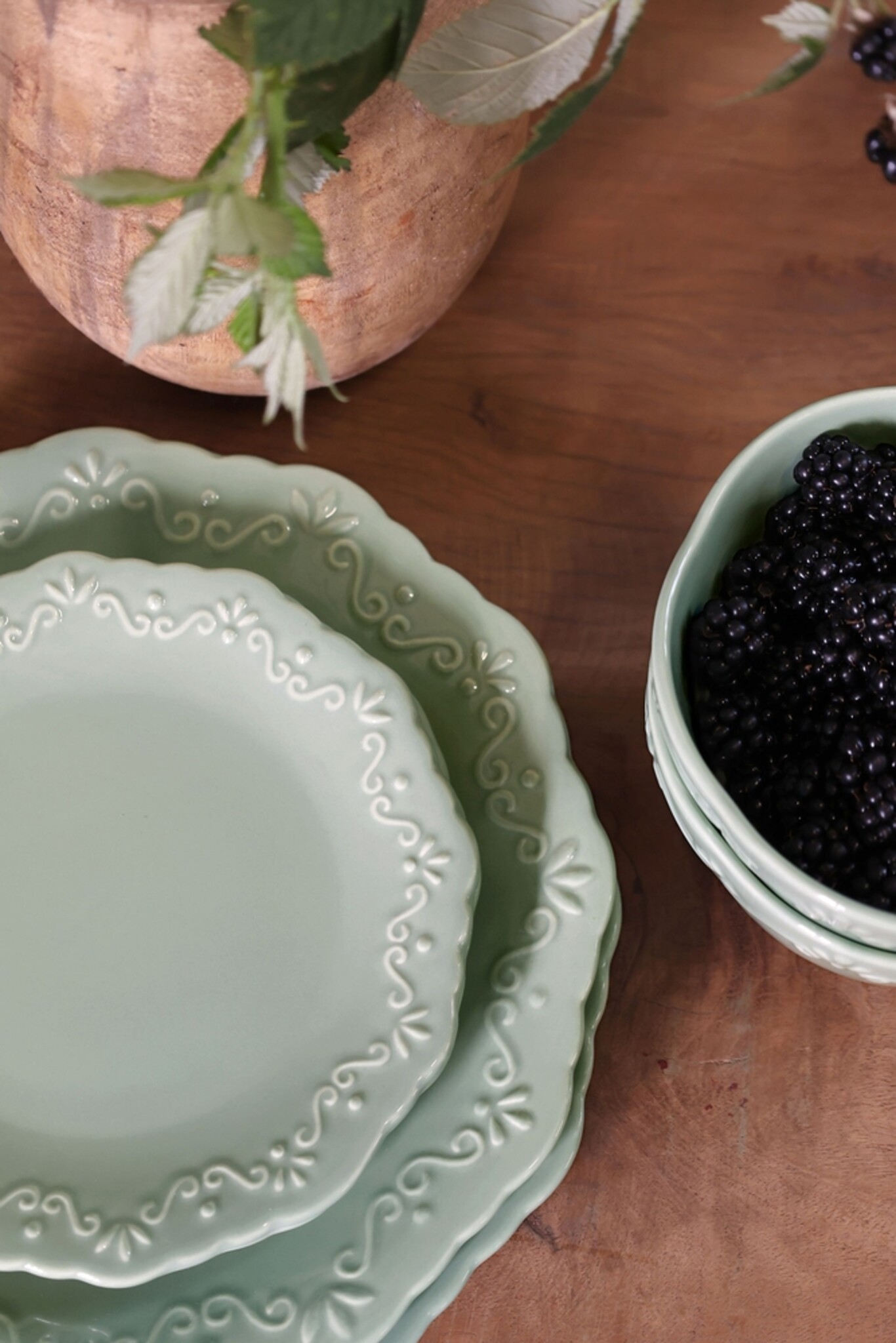 Chic Antique Provence Dessertteller, verte 
