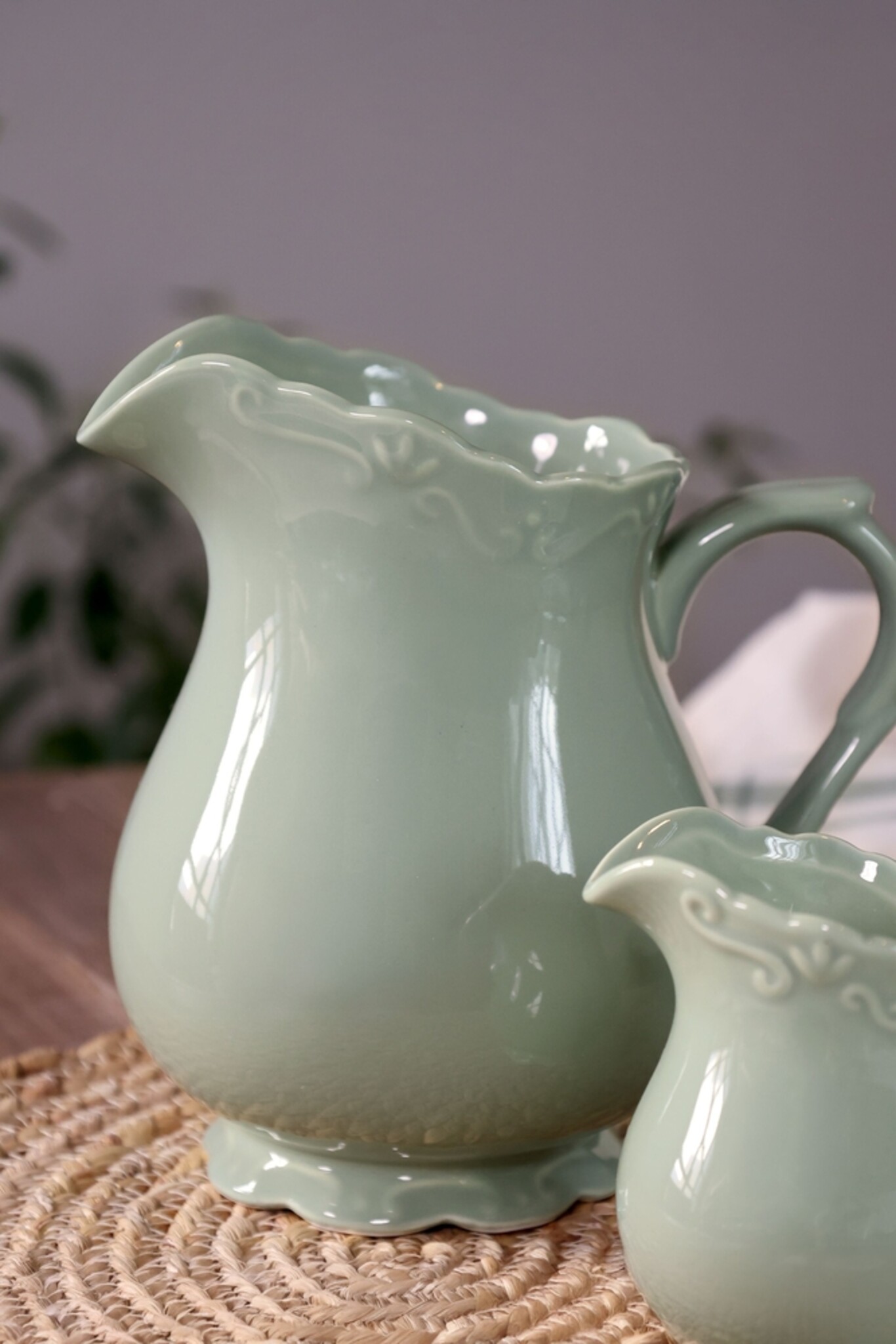 Chic Antique Provence Milch Kännchen, verte 