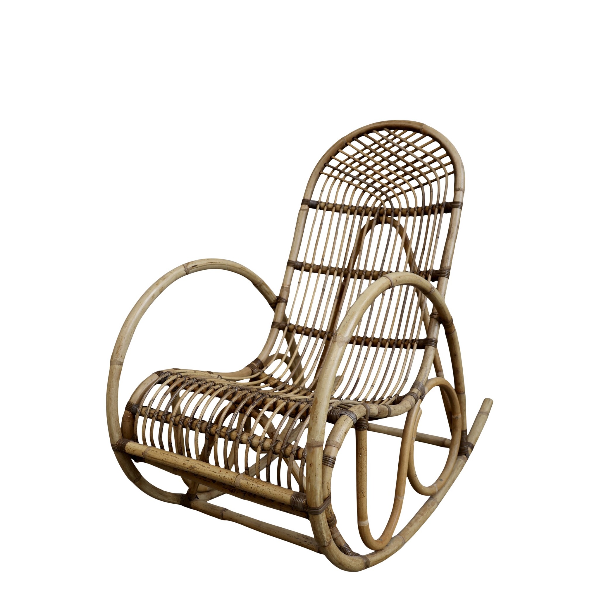 Chic Antique Provence Schaukelstuhl, natur 