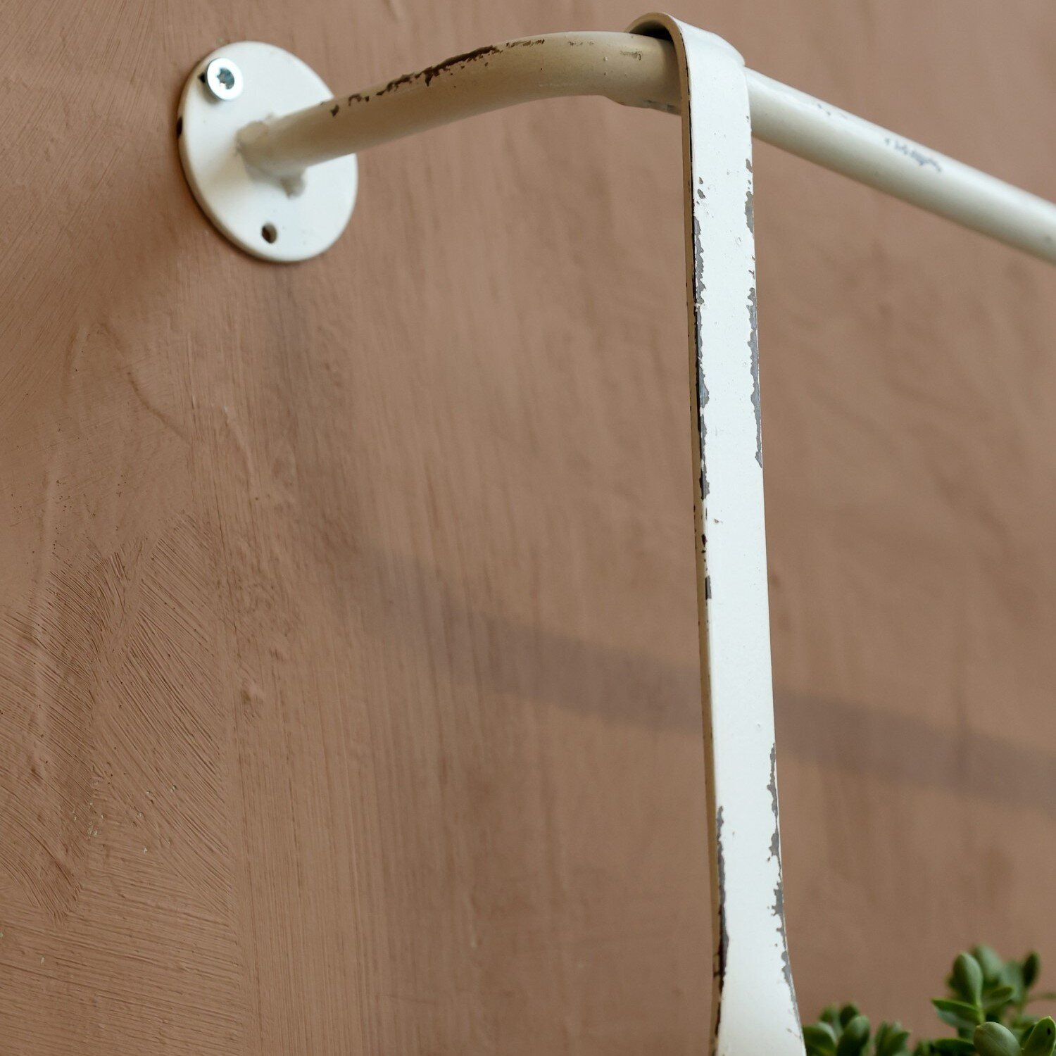 Regalbrett mit Haken, antique creme 