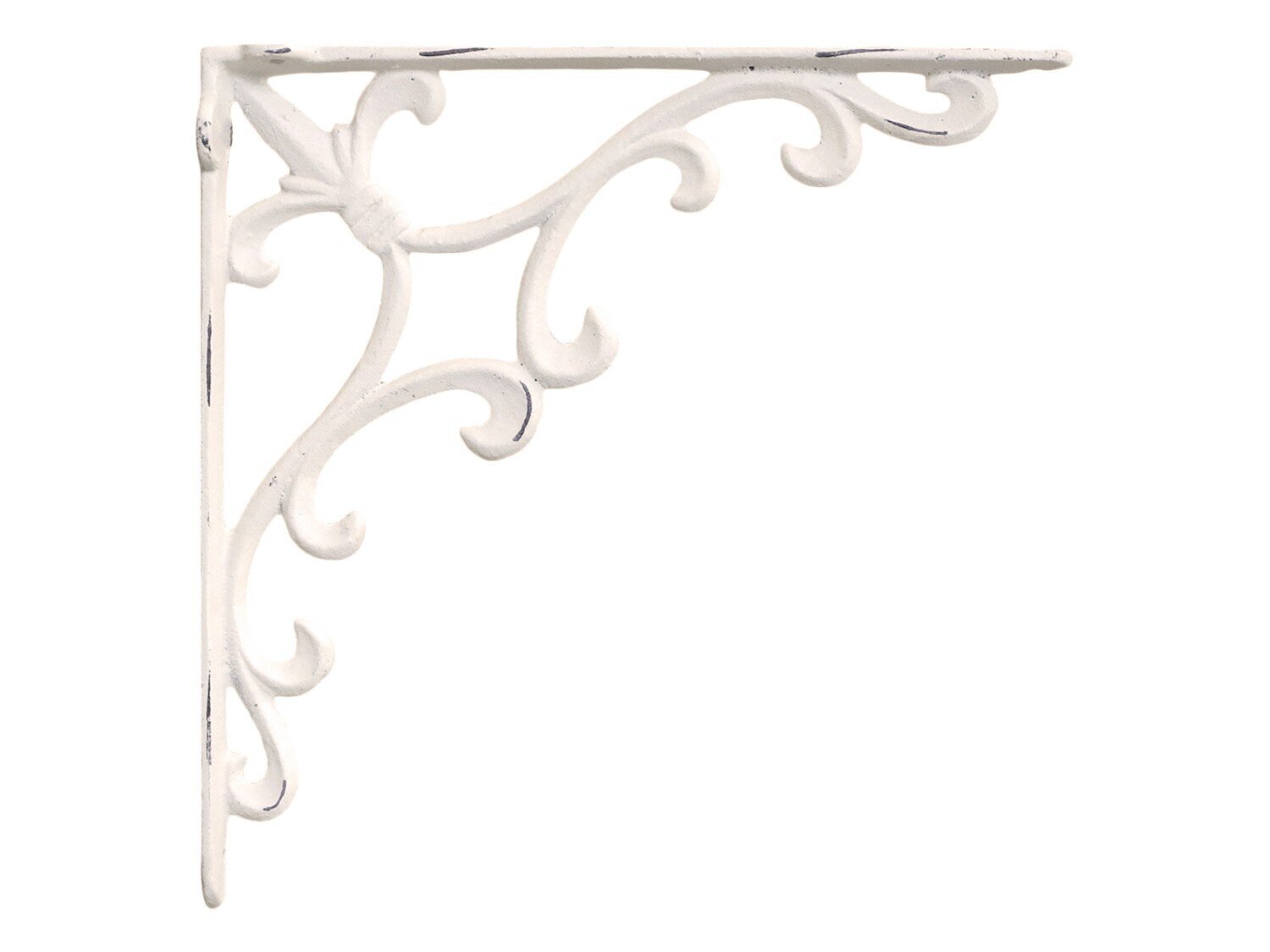 Regalträger mit französischer Lilie, antique creme 