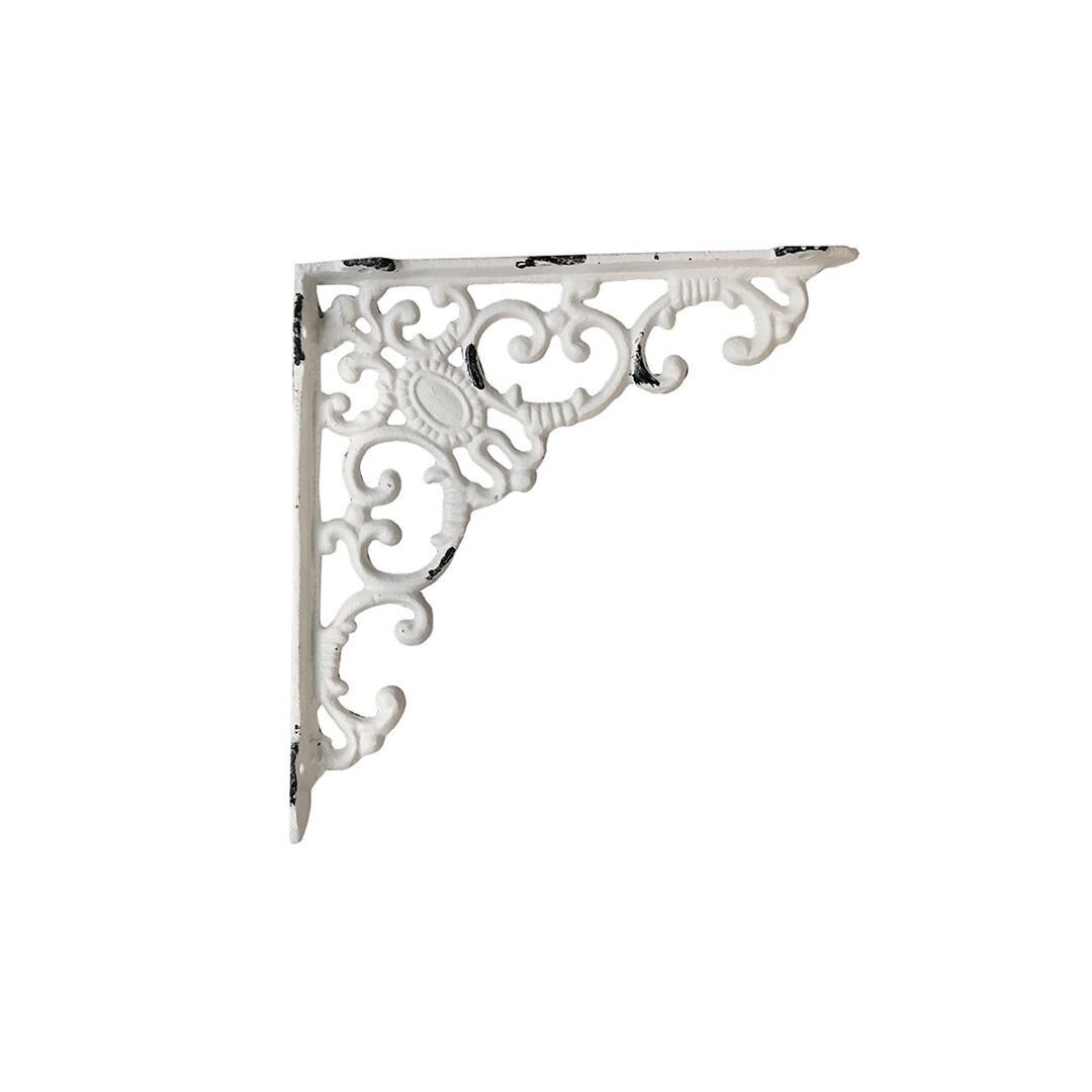 Regalträger Monogramm, antik creme 