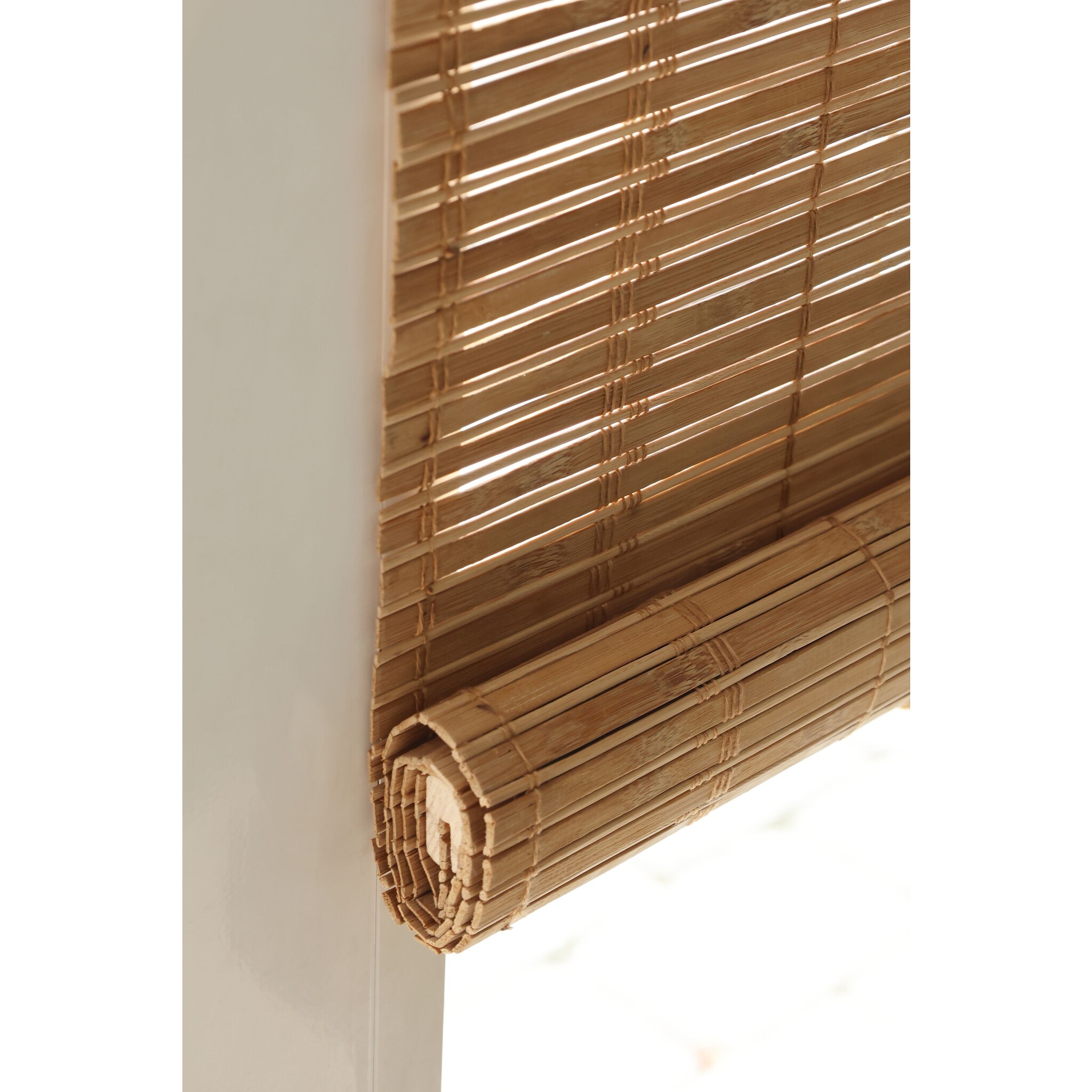 Bambusrollo, Rollgardine in Bambus, natur 