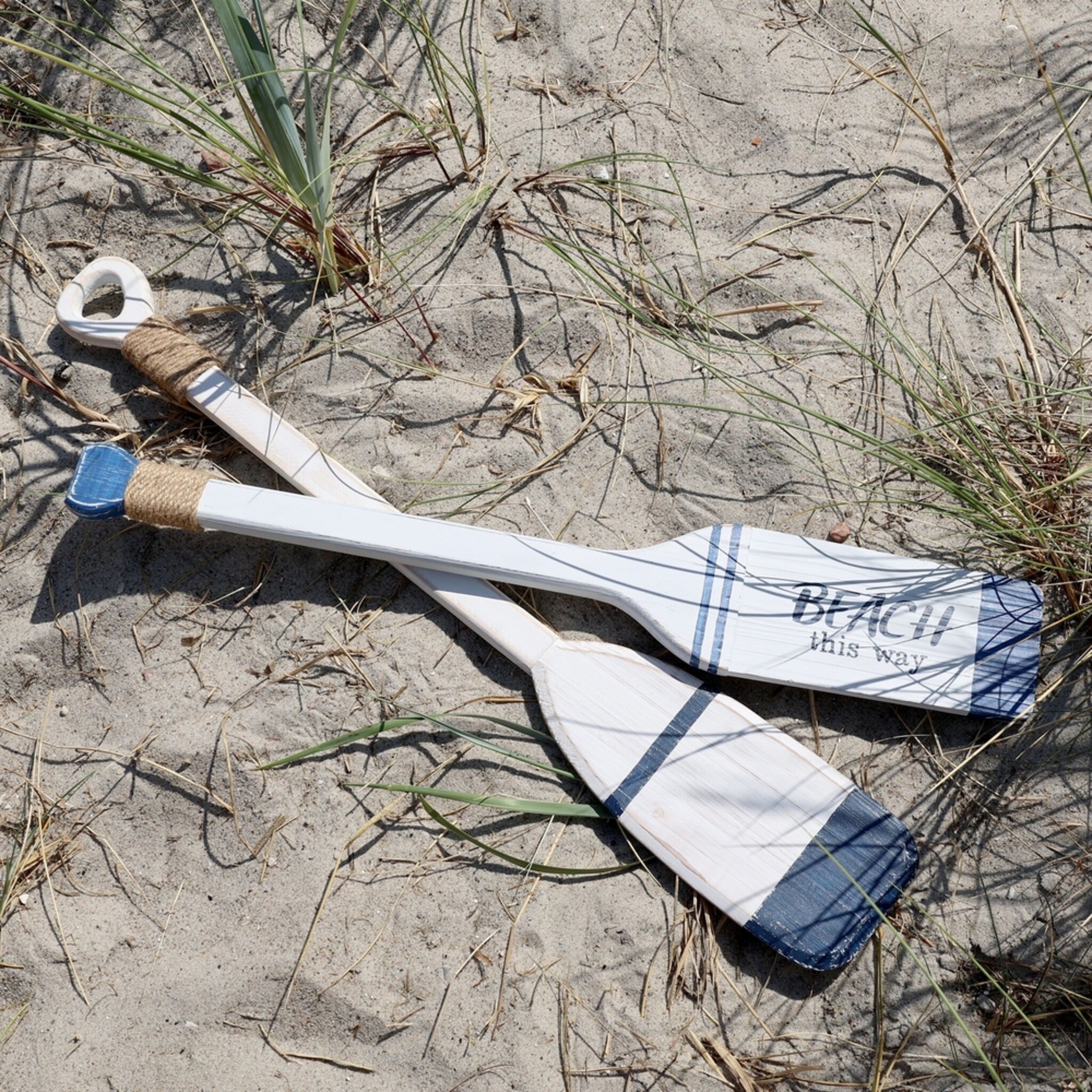 Deko Ruder Deko mit Text Ocean, Weiß, ocean 