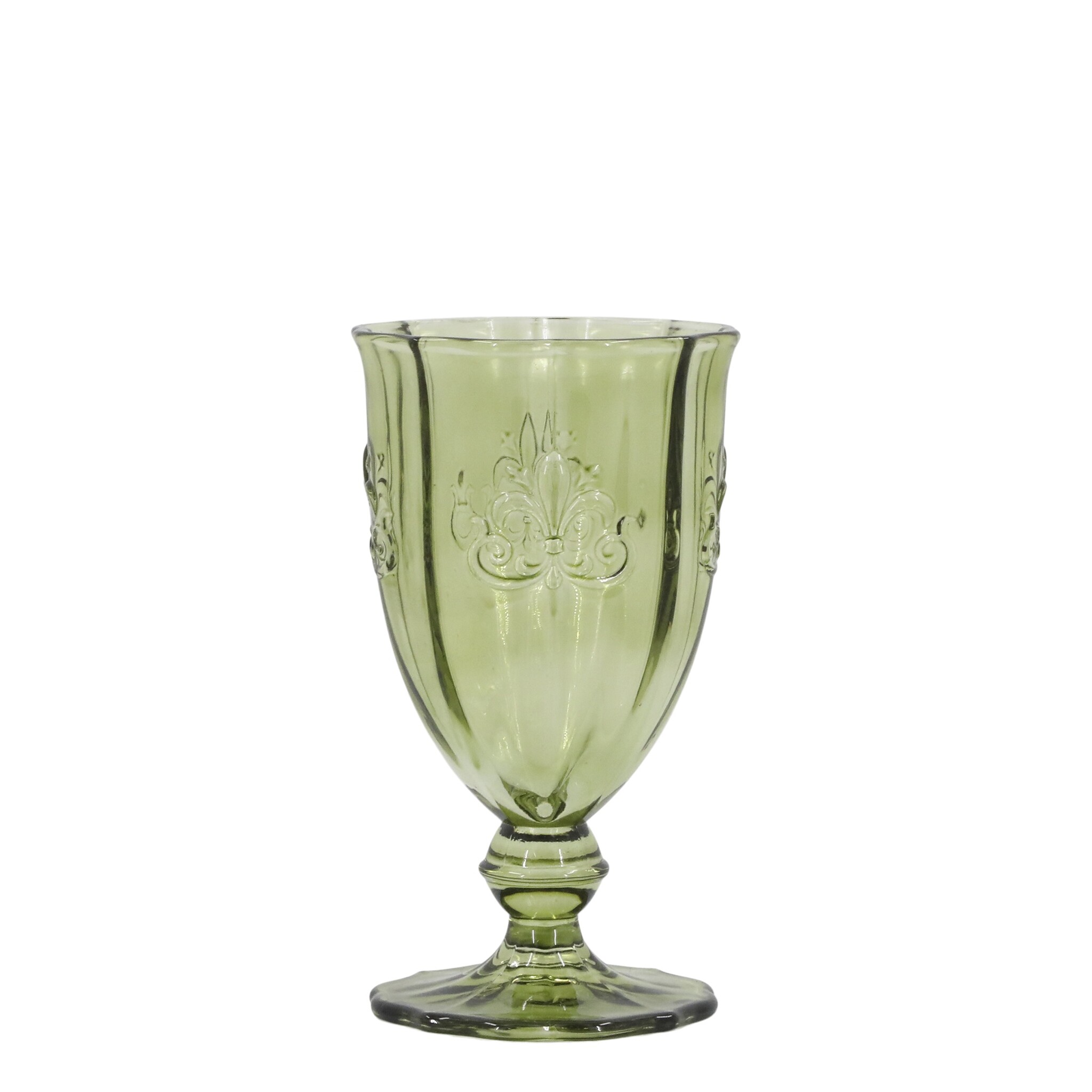 Weinglas Saint-Émilion mit Muster, grün 