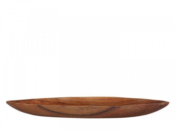 Schale Laon länglich aus Akazienholz, natur 40 x 20 x 2,5 cm