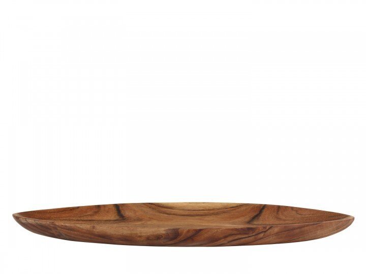Schale Laon länglich aus Akazienholz, natur 30 x 10 x 2,5 cm