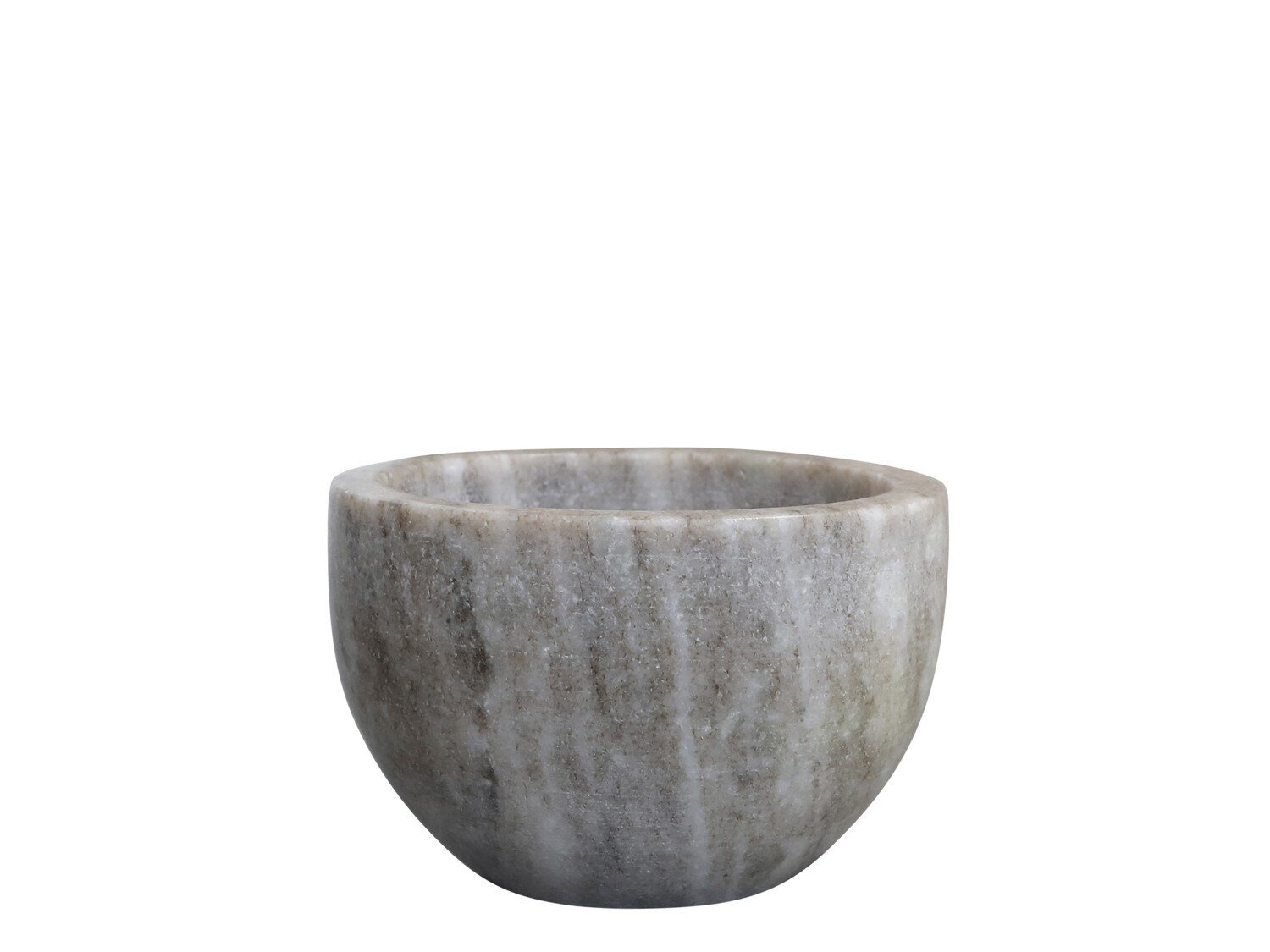 Schüssel Morlaix aus Marmor, grau H6 x Ø9 cm