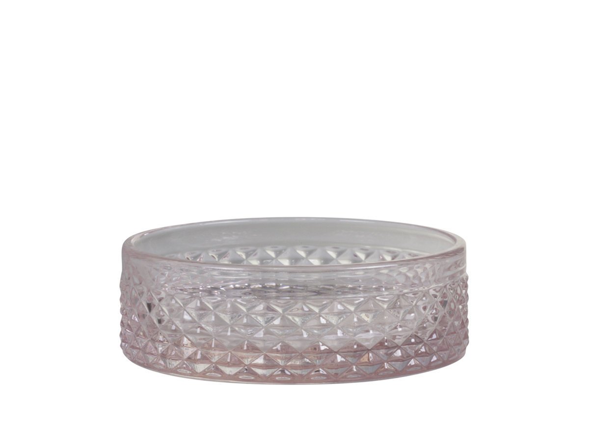 Chic Antique Seifenschale Karo Muster, puder H2,5/L13/B9 cm