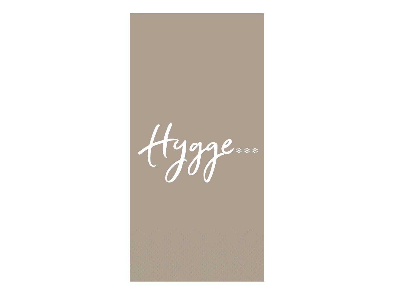 Serviette Hygge, latte 