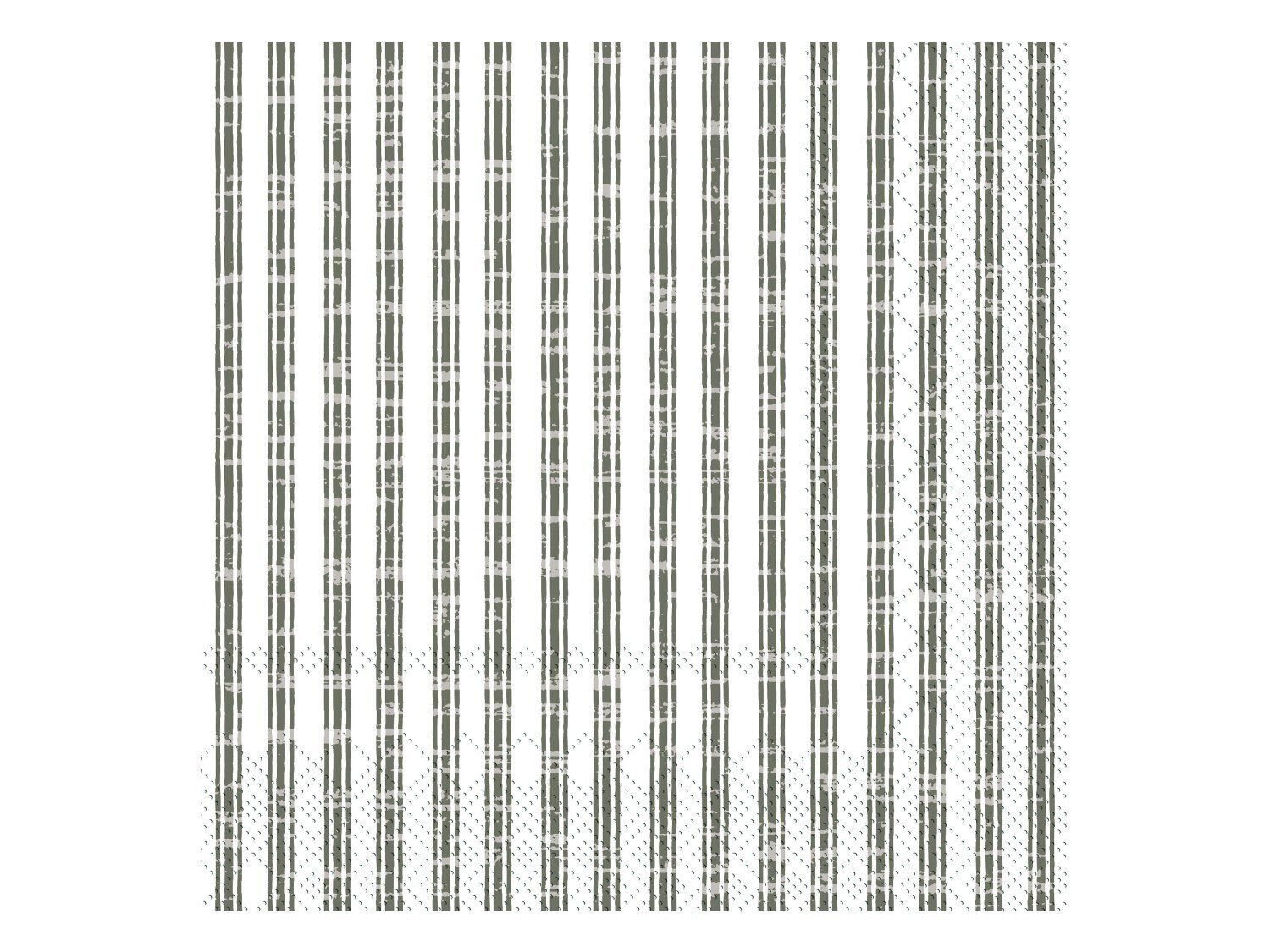 Serviette mit Streifen, olivgrün 