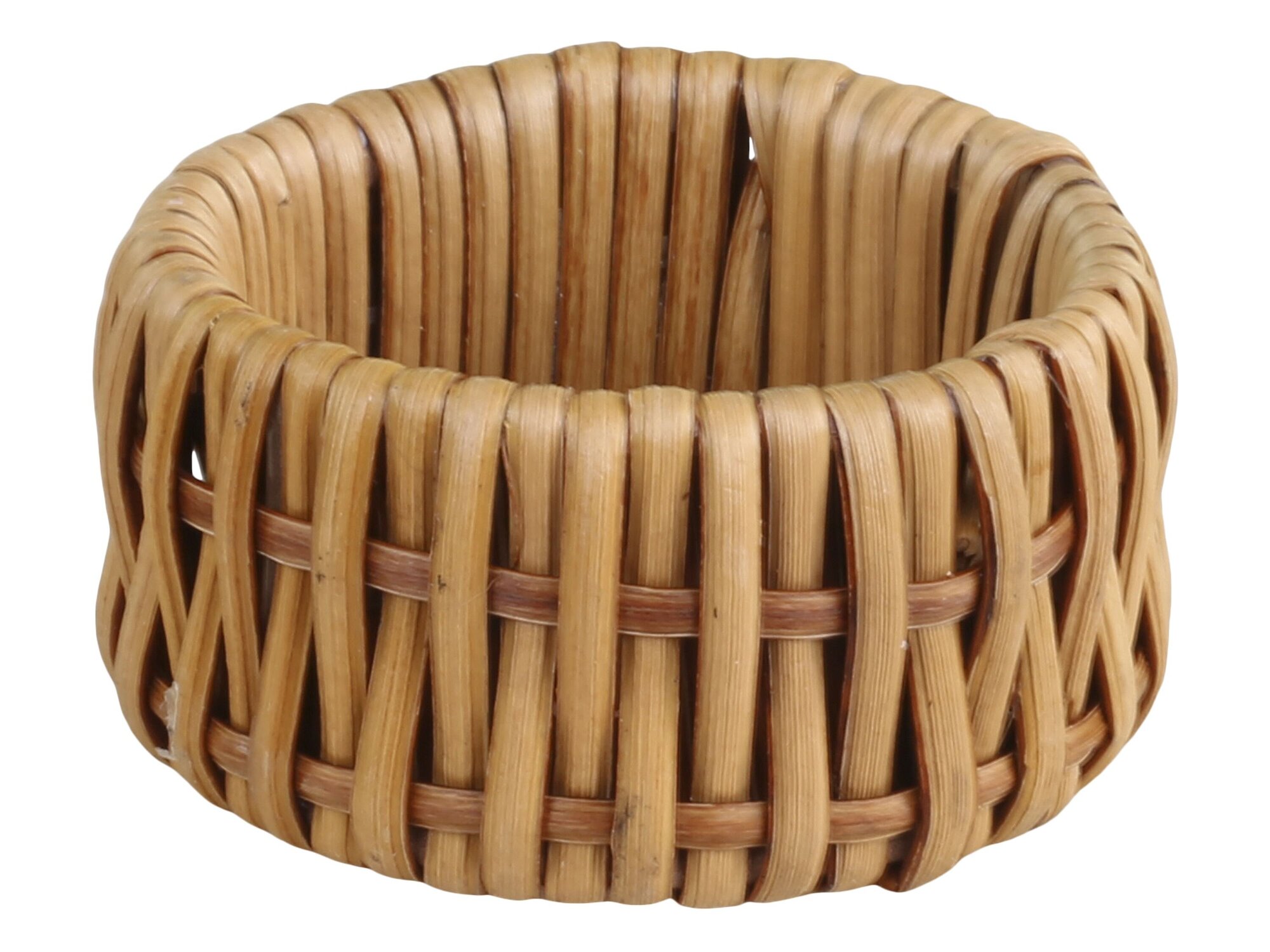 Serviettenring 4er-Set aus Rattan, natur 