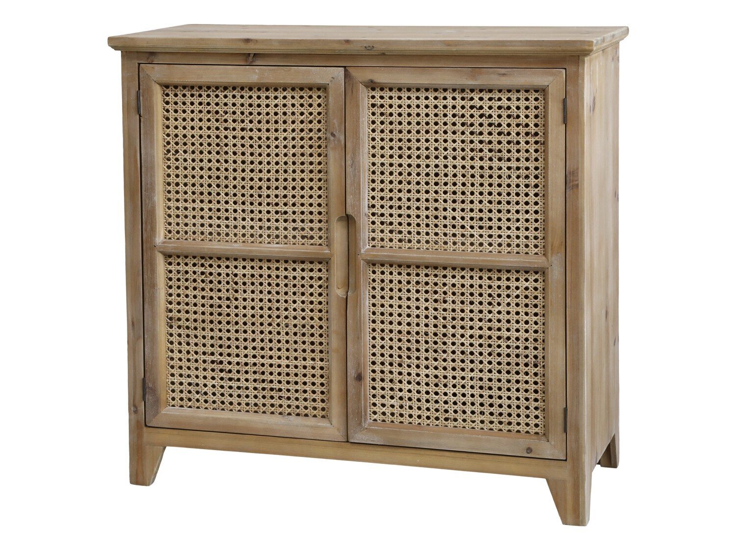 Sideboard mit Türen in französisch geflochtener Optik, natur 