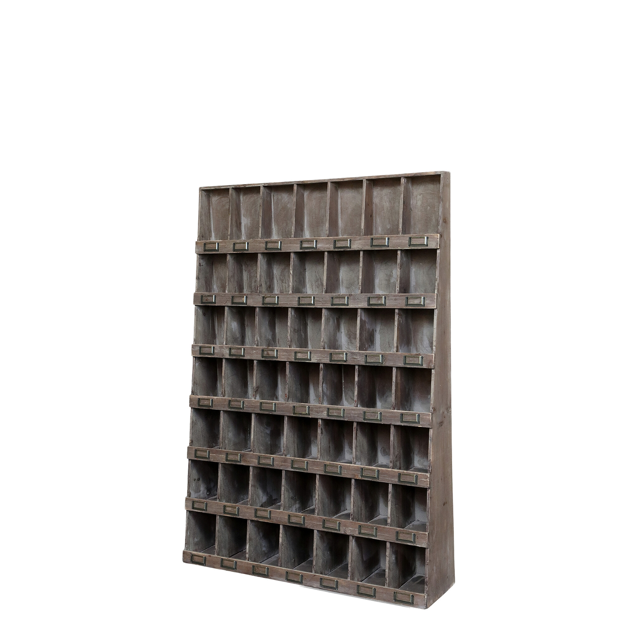 Sortierregal aus Kiefernholz, natur 