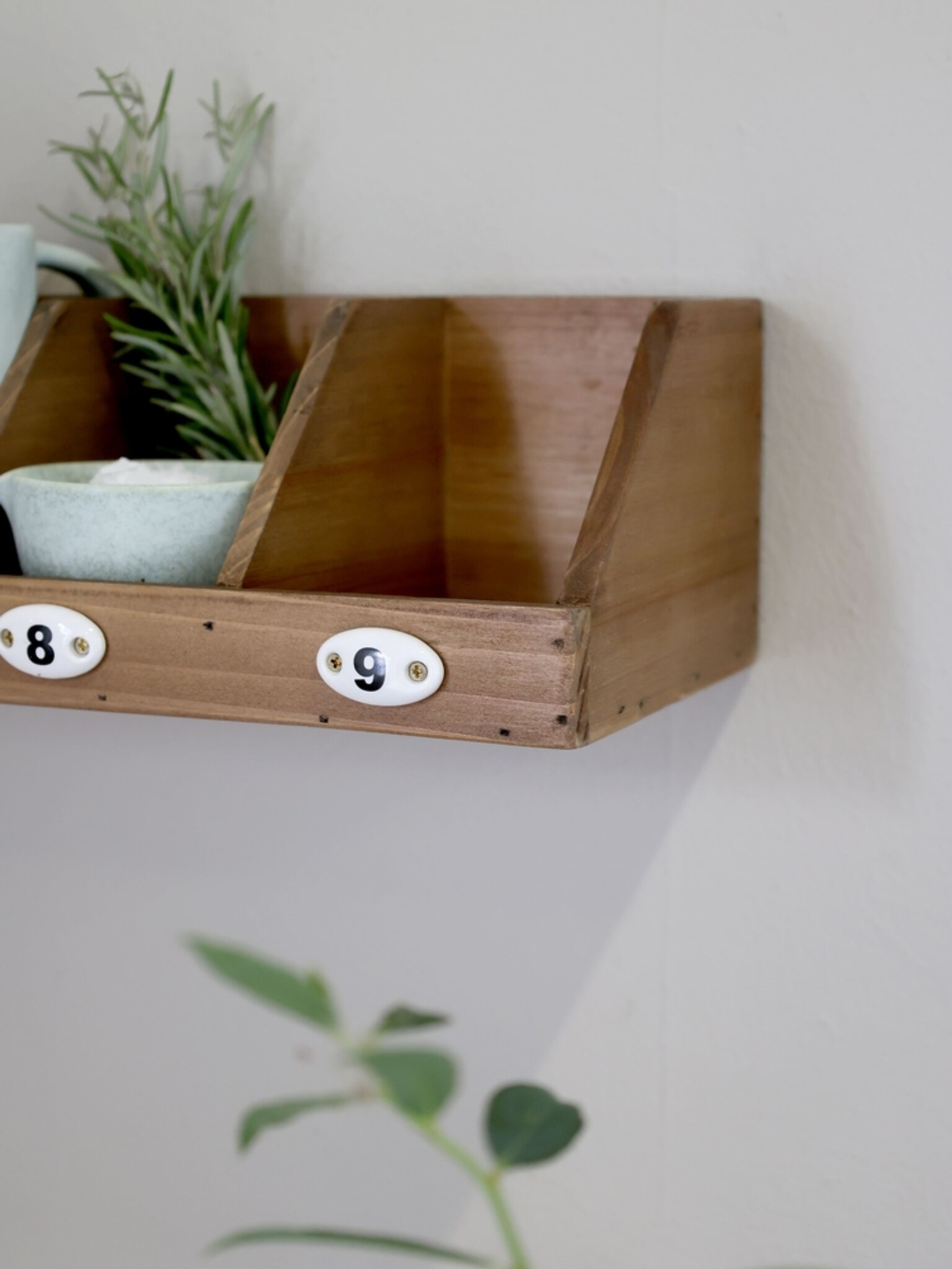 Chic Antique Sortierregal mit 9 Fächern - Landhausstil, natur 